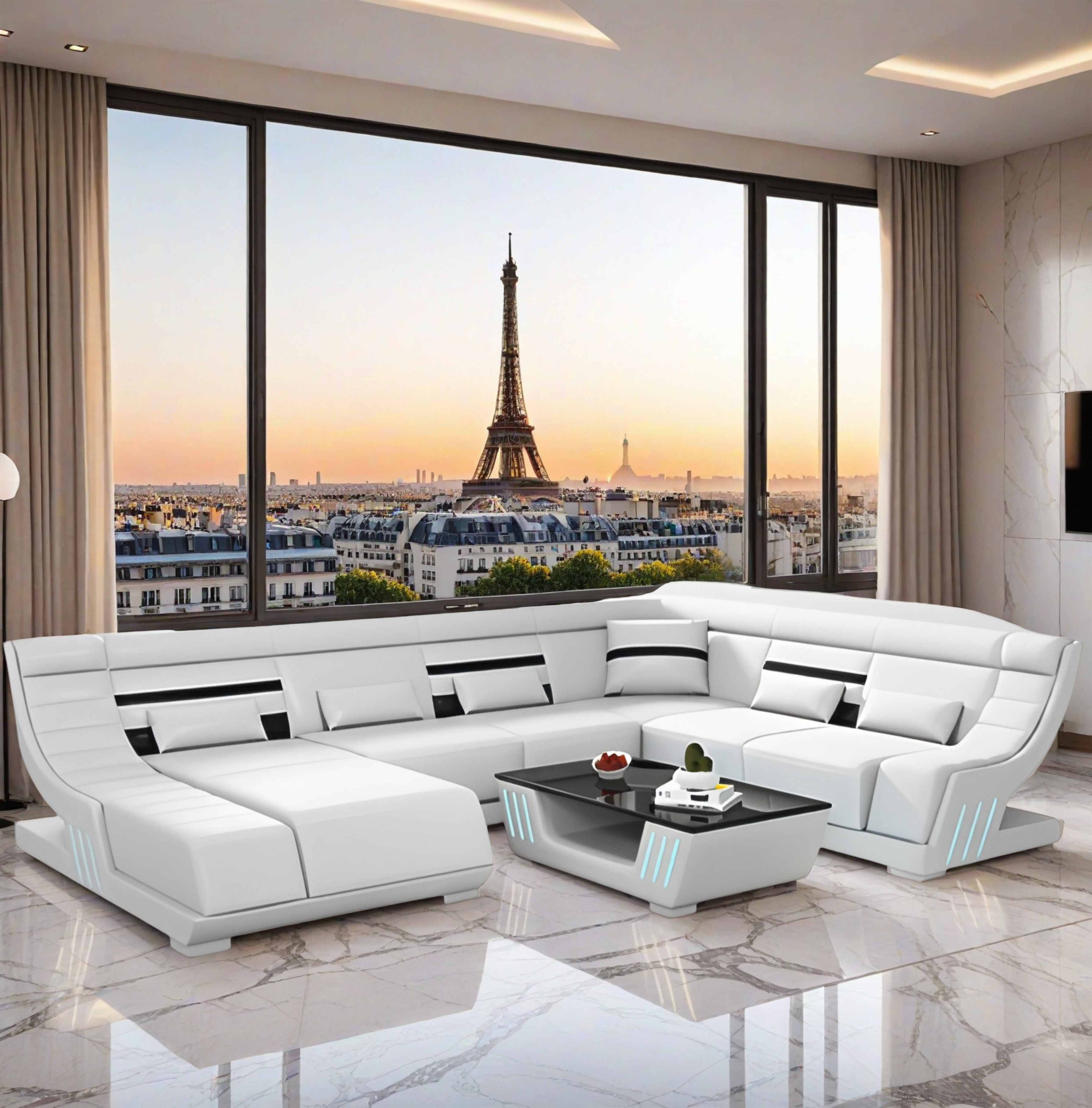  Sofa Osaka -Wohnlandschaft U-form