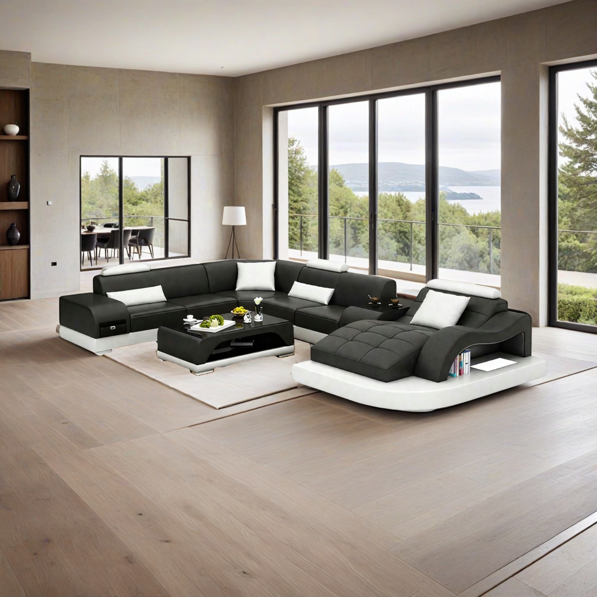 Sofa Dortmund - Wohnlandschaft U-form