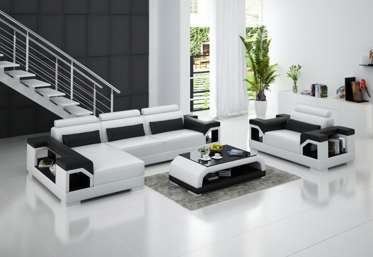  L-Form Sofa + Sessel Toulon