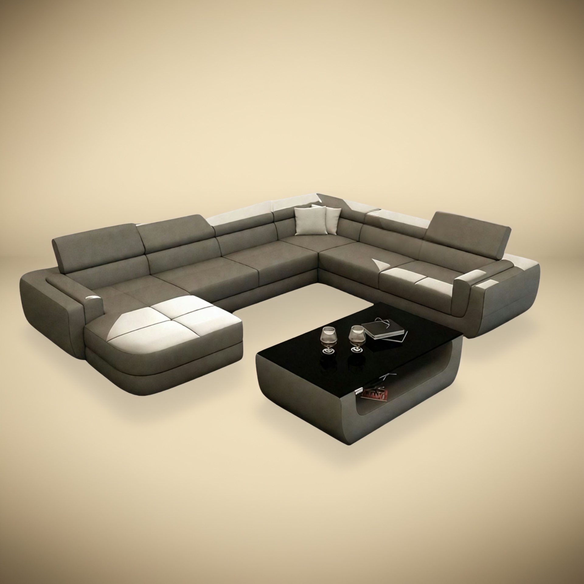 Sofa Montpellier - Wohnlandschaft U-form