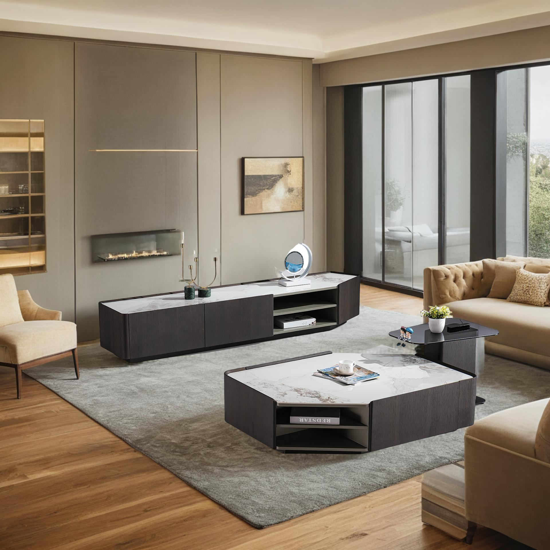 Designer Couchtisch und TV Board Leuna