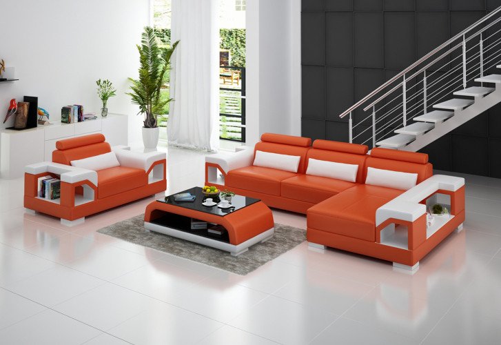 L-Form Sofa + Sessel Toulon