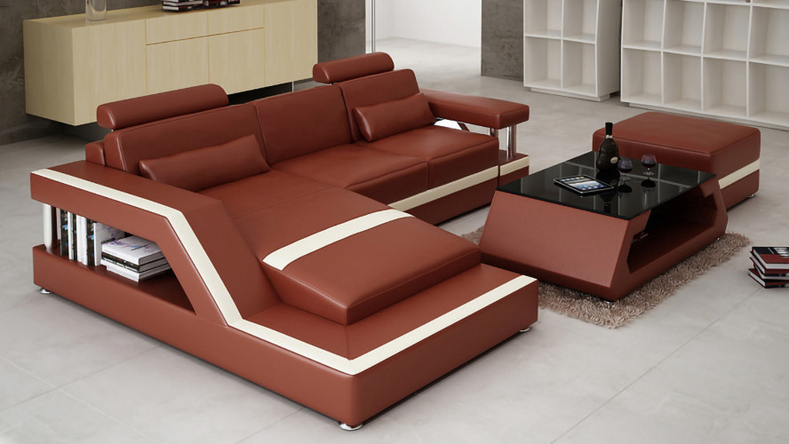  Sofa 2er sitzer + Hocker Sapporo