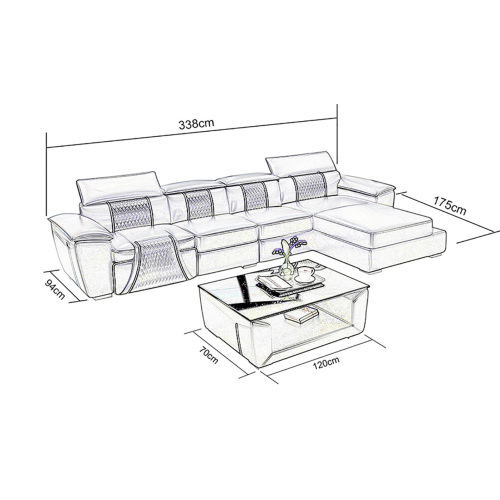 Sofa Grenoble - L-Form