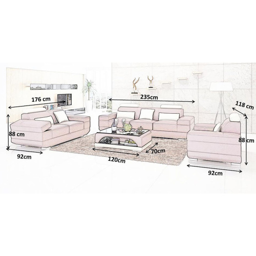 Sofa Bochum - 3er Sofa