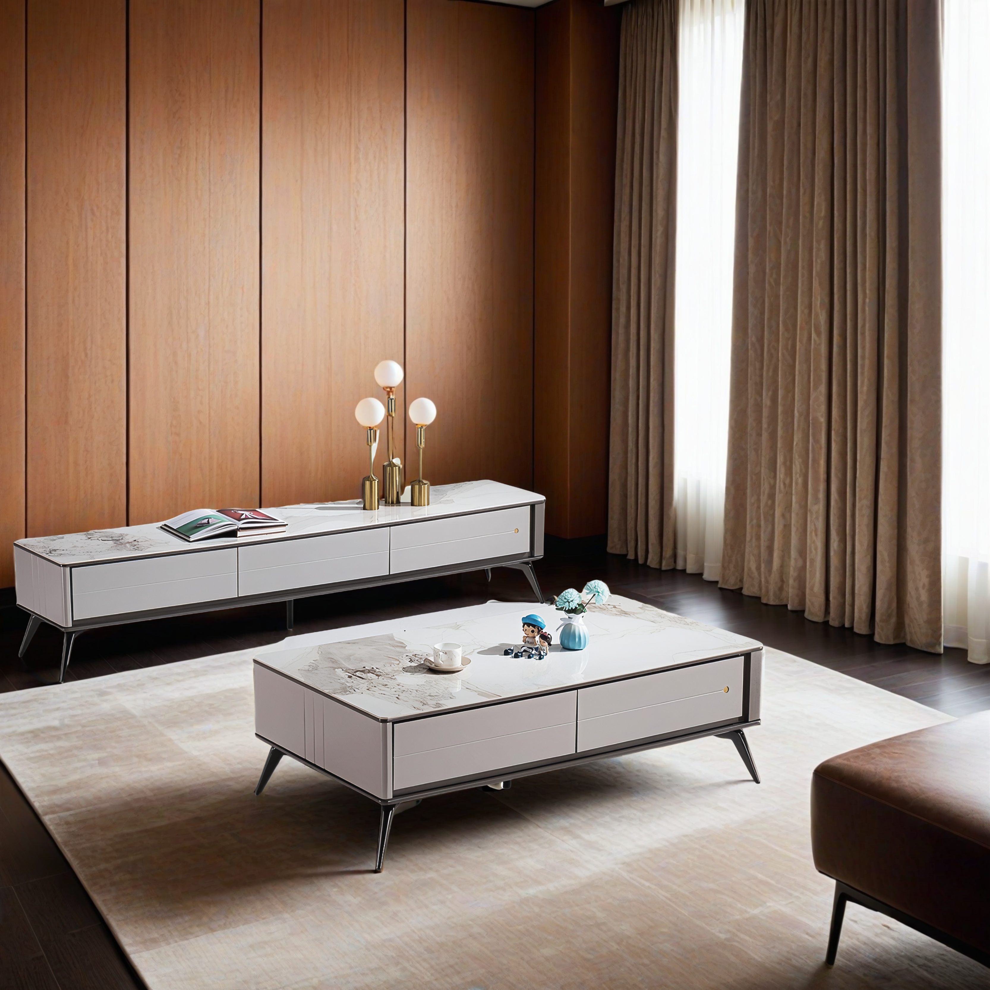 Designer Couchtisch und TV Board Naumburg
