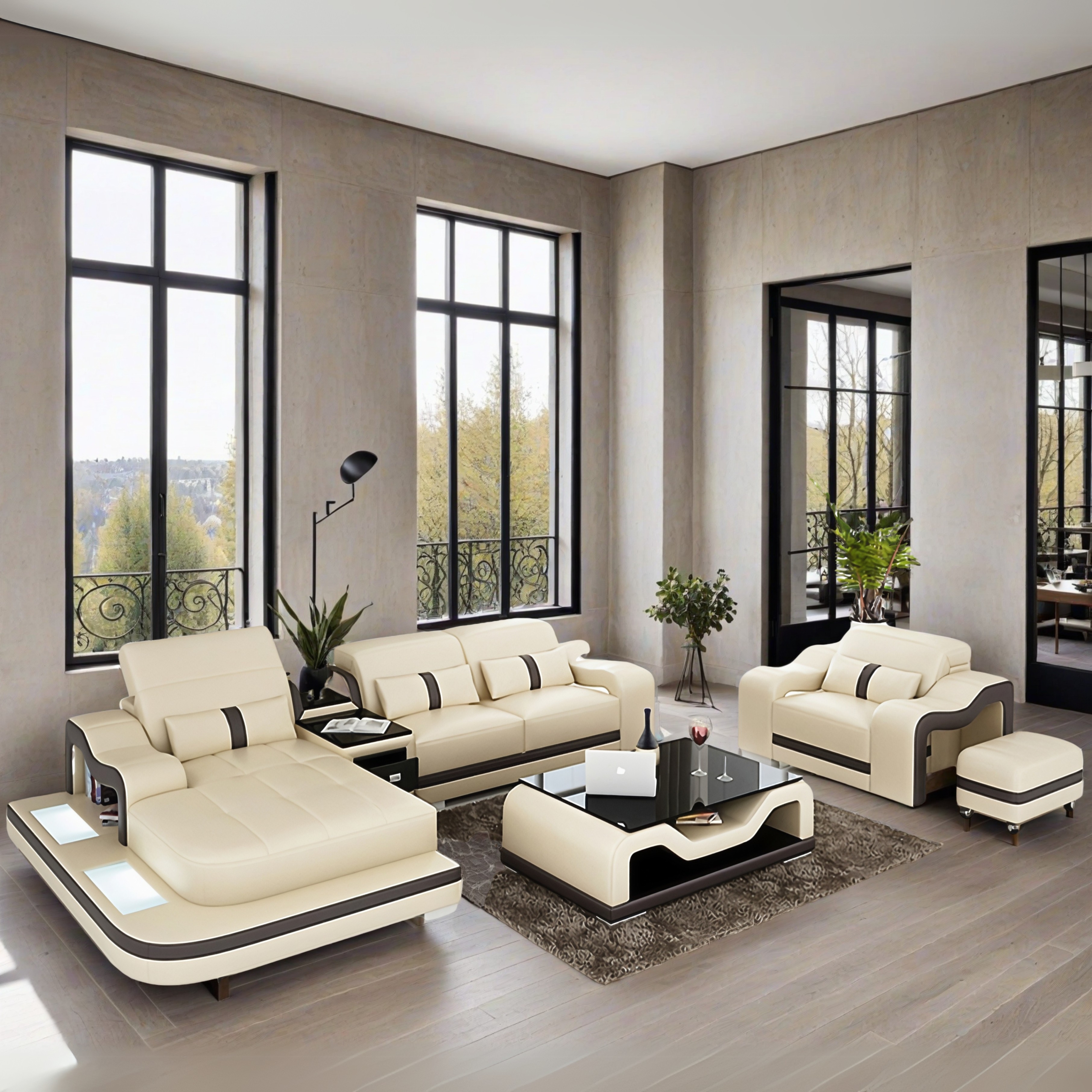Sofa Stuttgart + Sessel