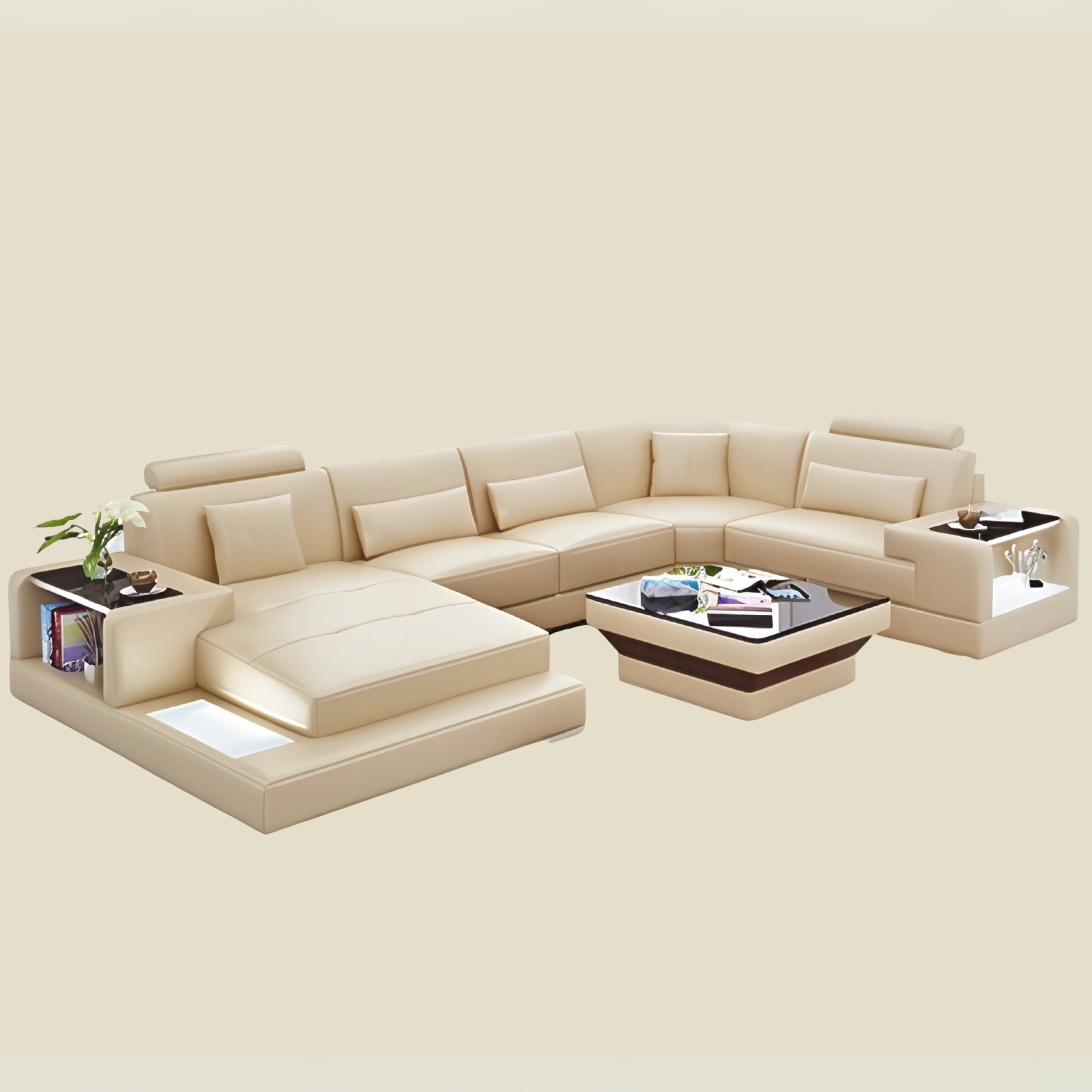 Sofa Stuttgart - Wohnlandschaft U-form