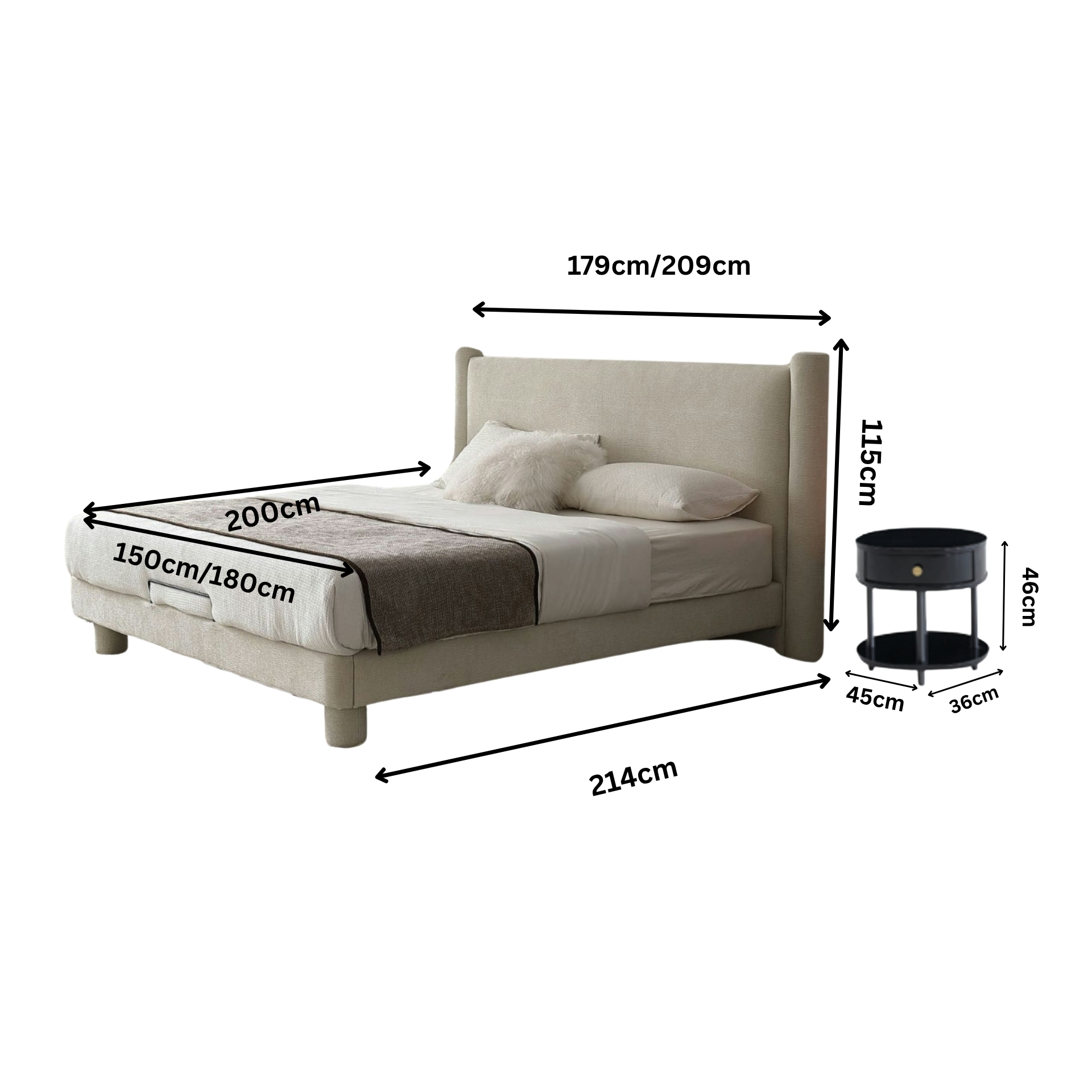 Doppelbett Faylora Glade