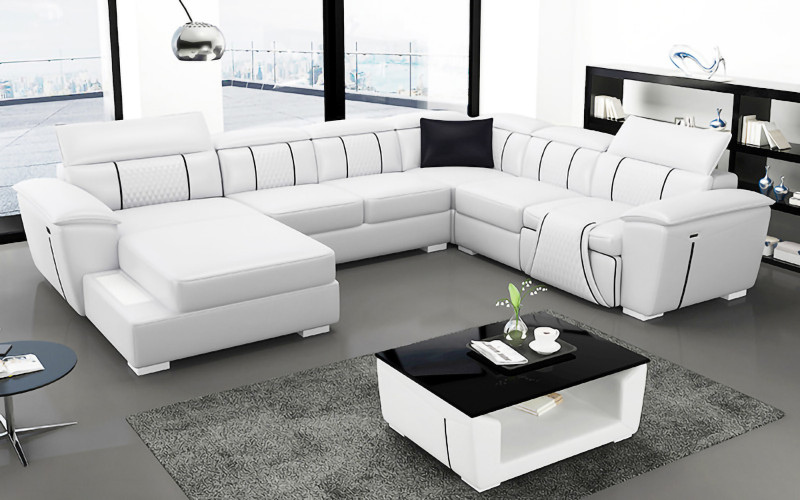 Sofa Grenoble - Wohnlandschaft U-form