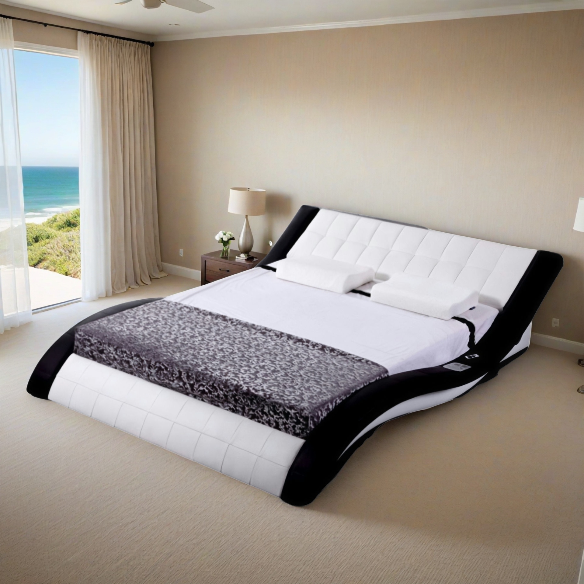 LED Doppelbett Leeds 