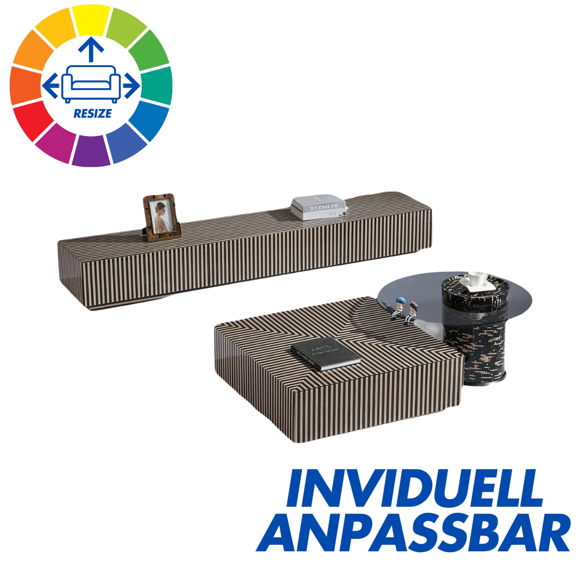 Designer Couchtisch und TV Board Genthin