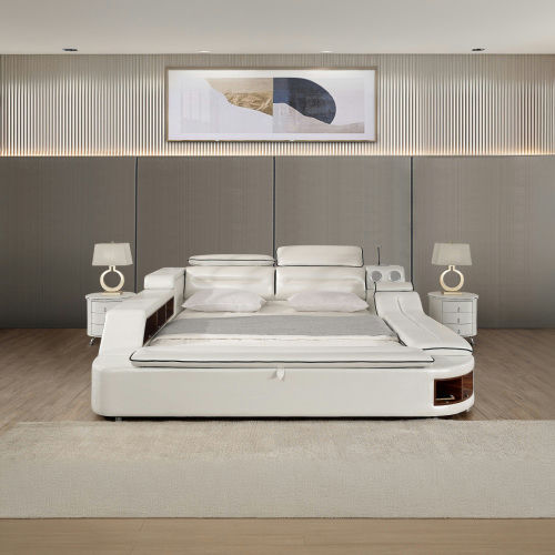 Doppelbett Grau Sevara 