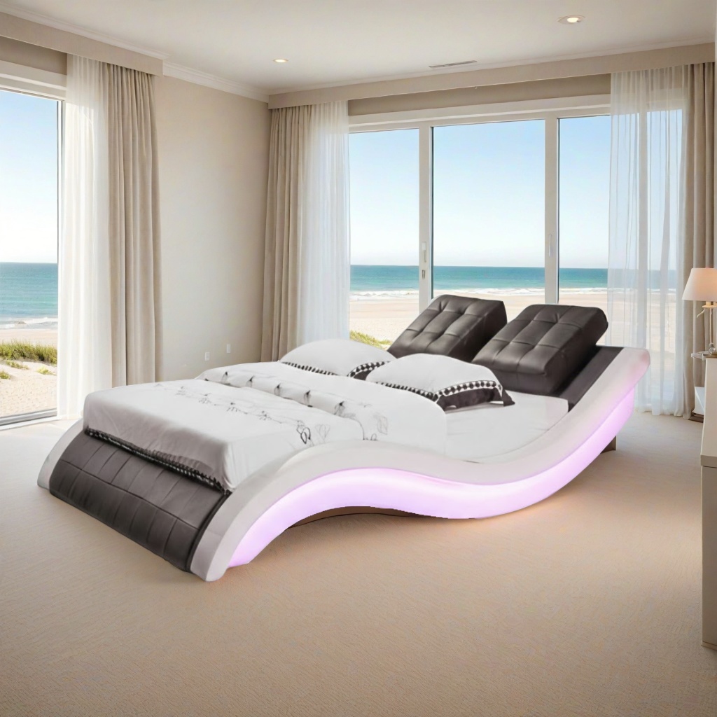 LED Doppelbett Aso 