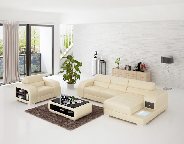  Sofa Vercelli - L-Form + Sessel