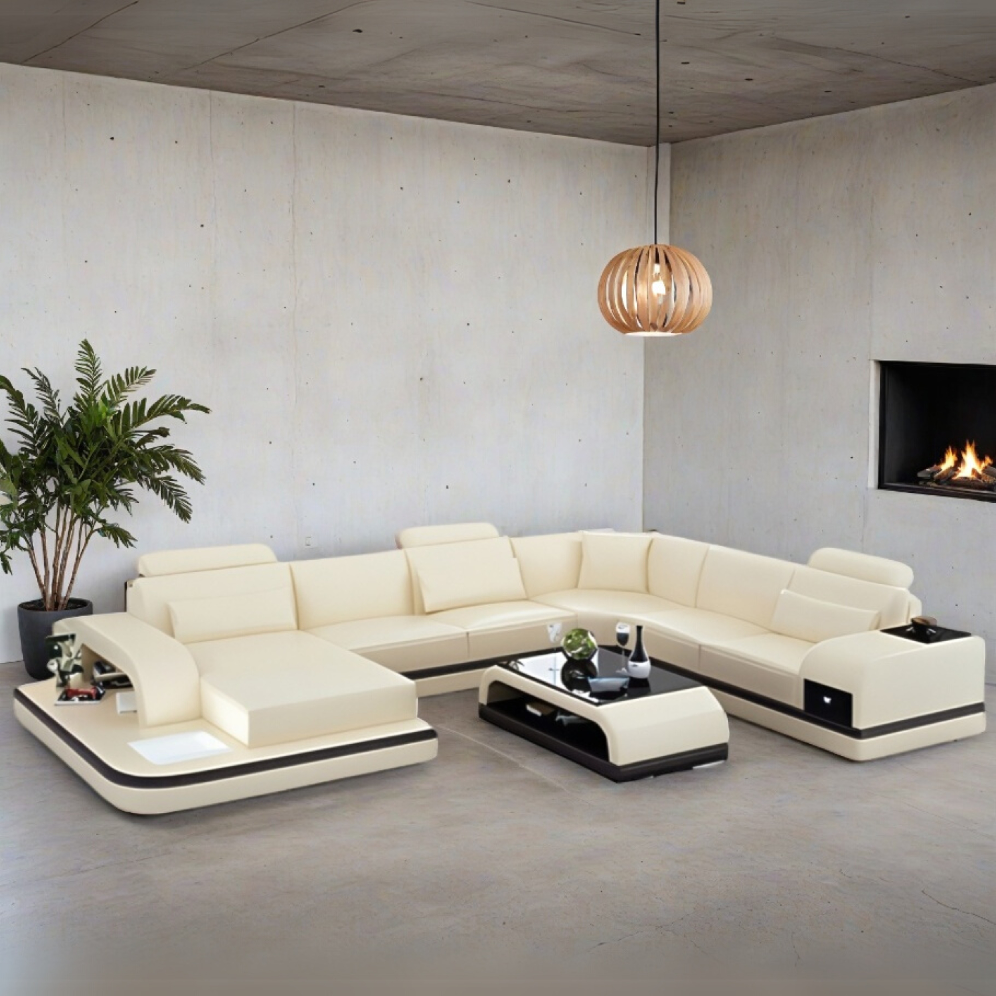 Sofa Frankfurt am Main - Wohnlandschaft U-form