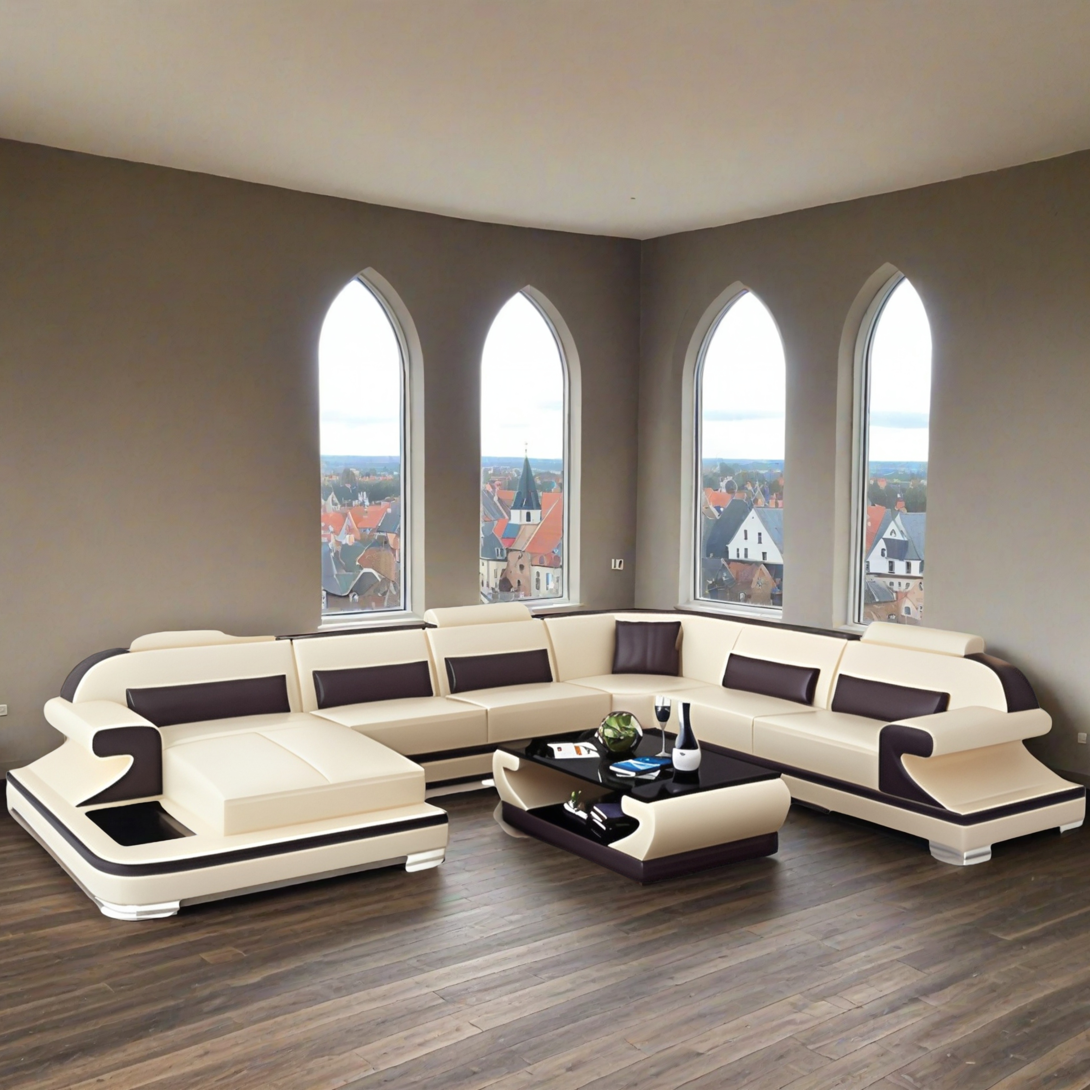 Sofa Hamburg - Wohnlandschaft U-form