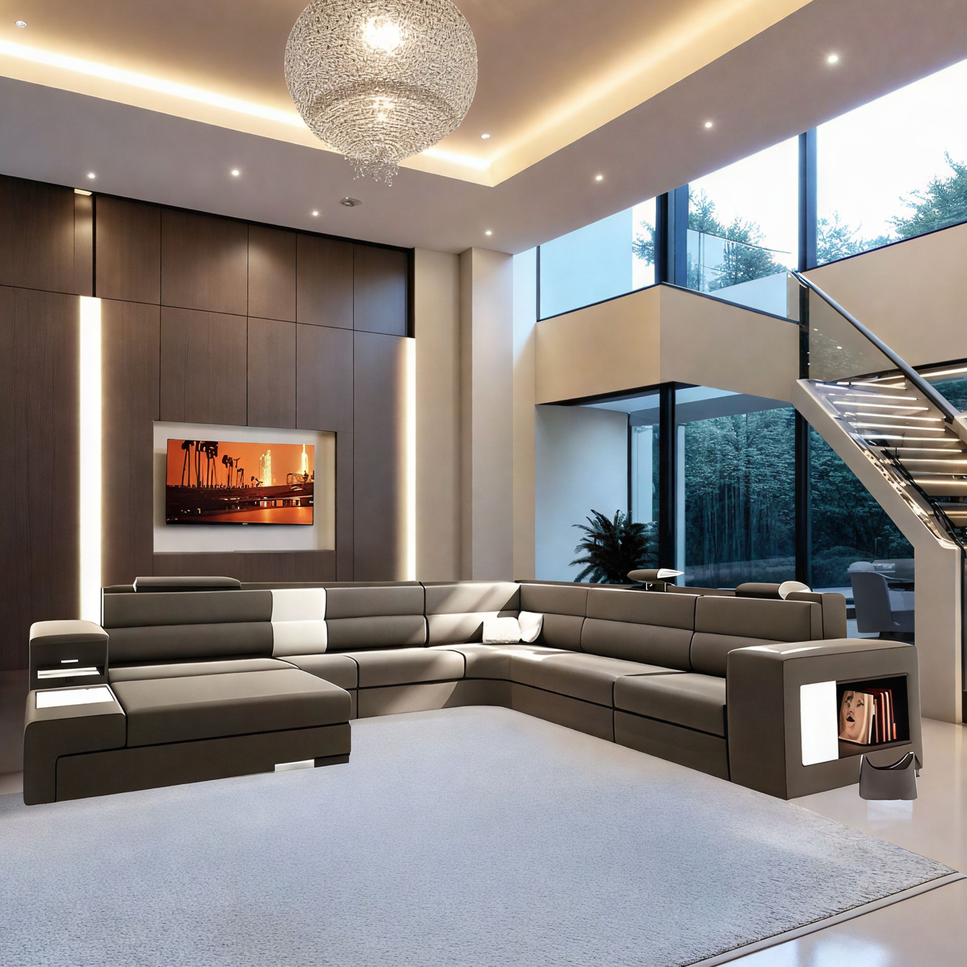 Sofa Berlin - Wohnlandschaft U-form