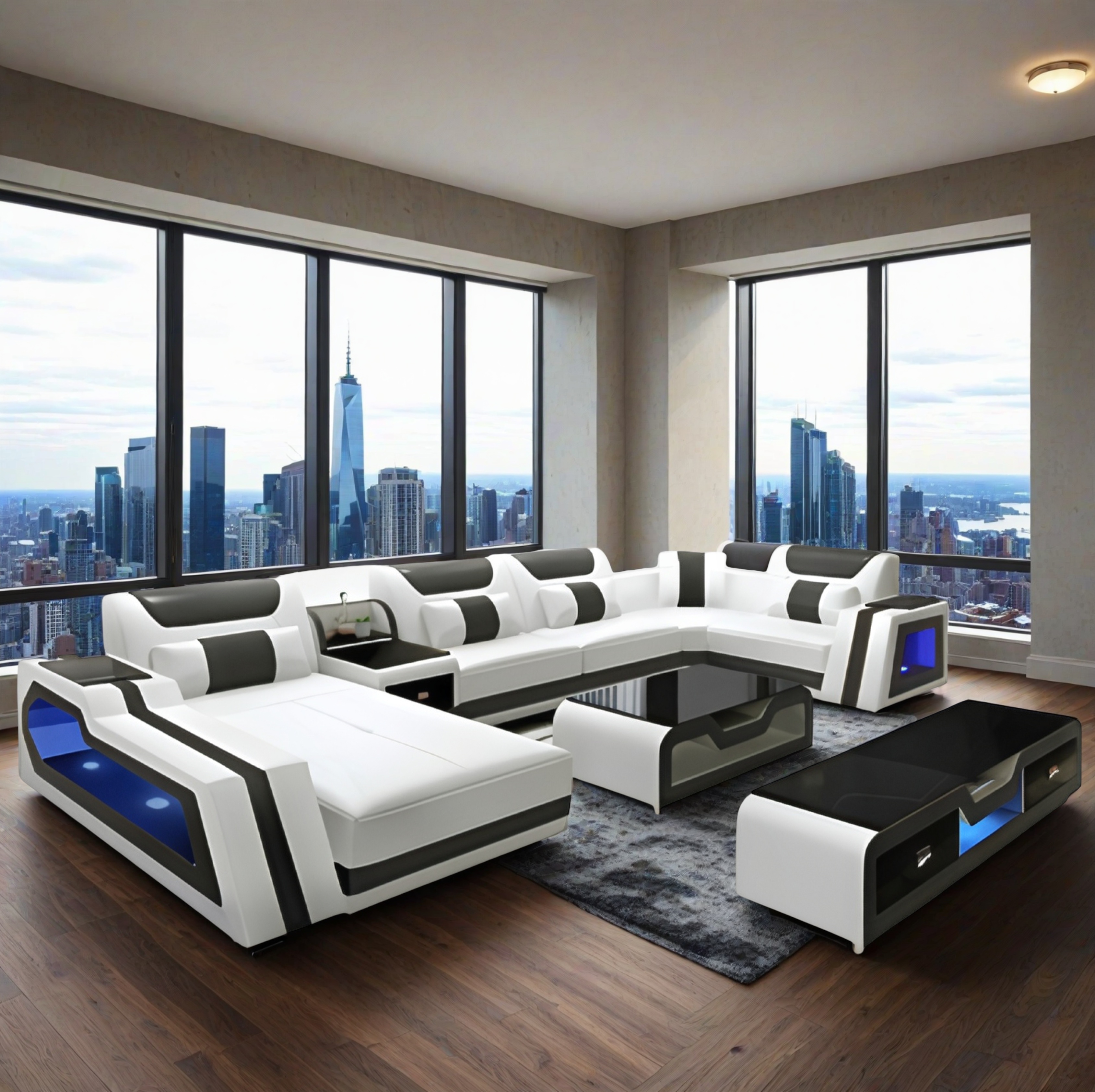 Sofa Akron -  Wohnlandschaft U-form