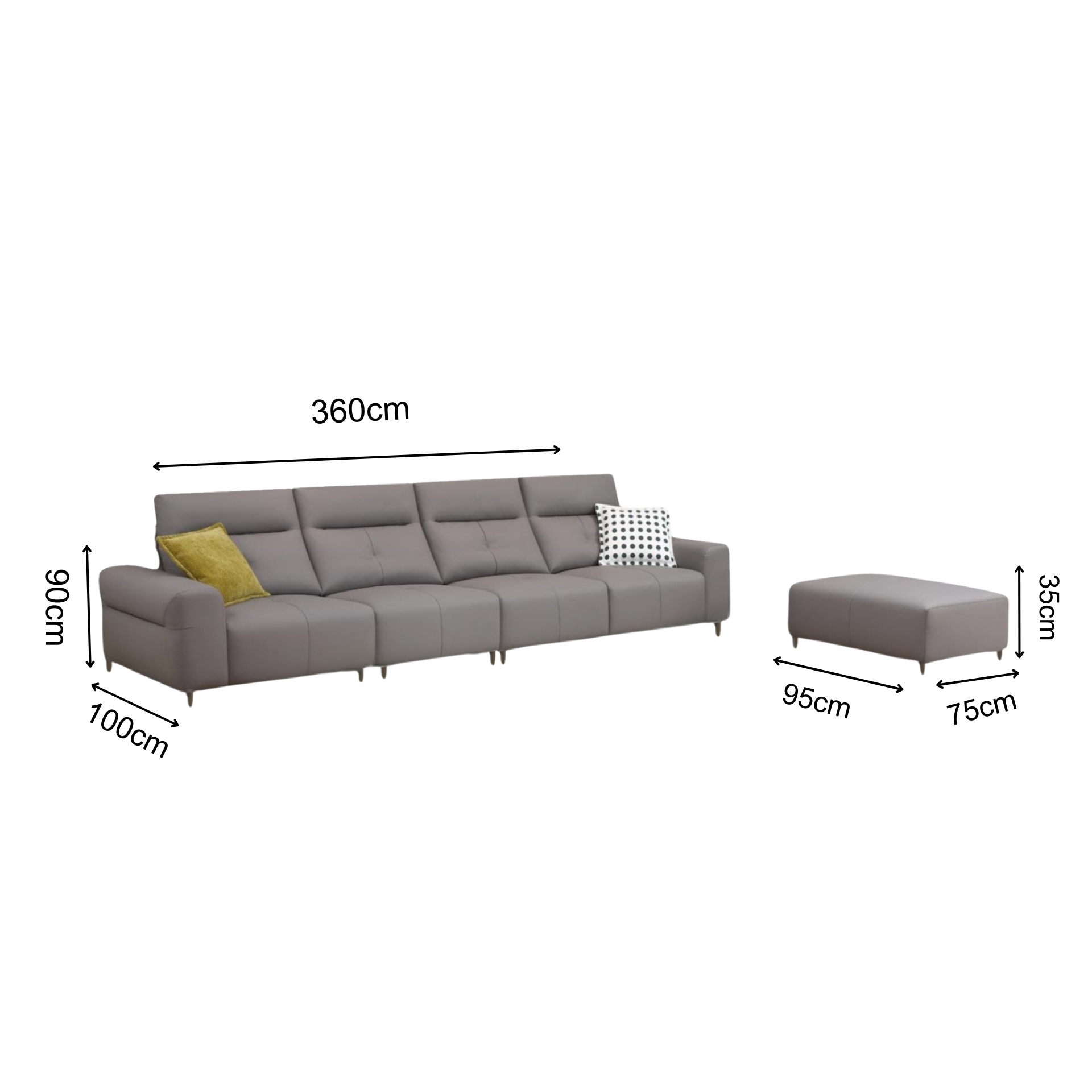Sofa Xymera + Hokcer