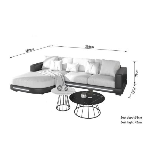 Sofa mit LED Turku