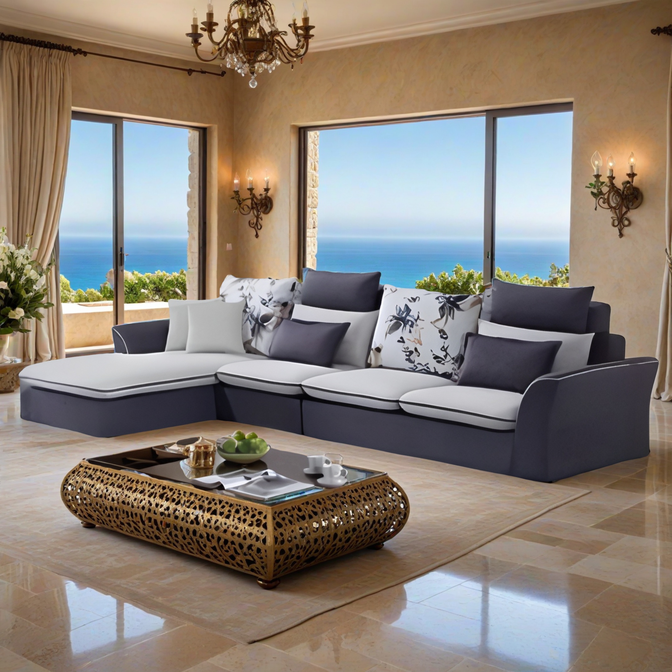 Sofa L-Form Hong Kong 