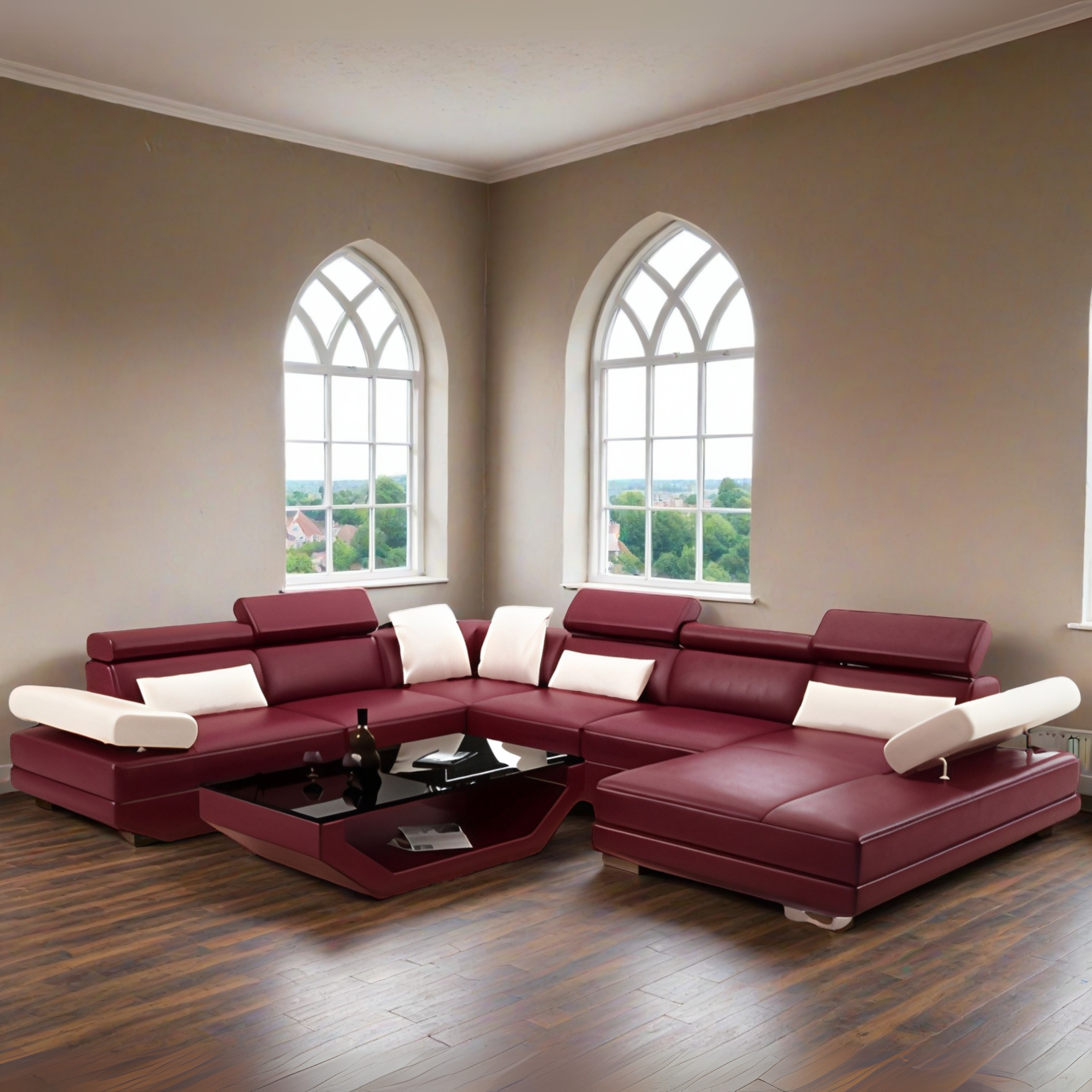 Sofa Erfurt - Wohnlandschaft U-form