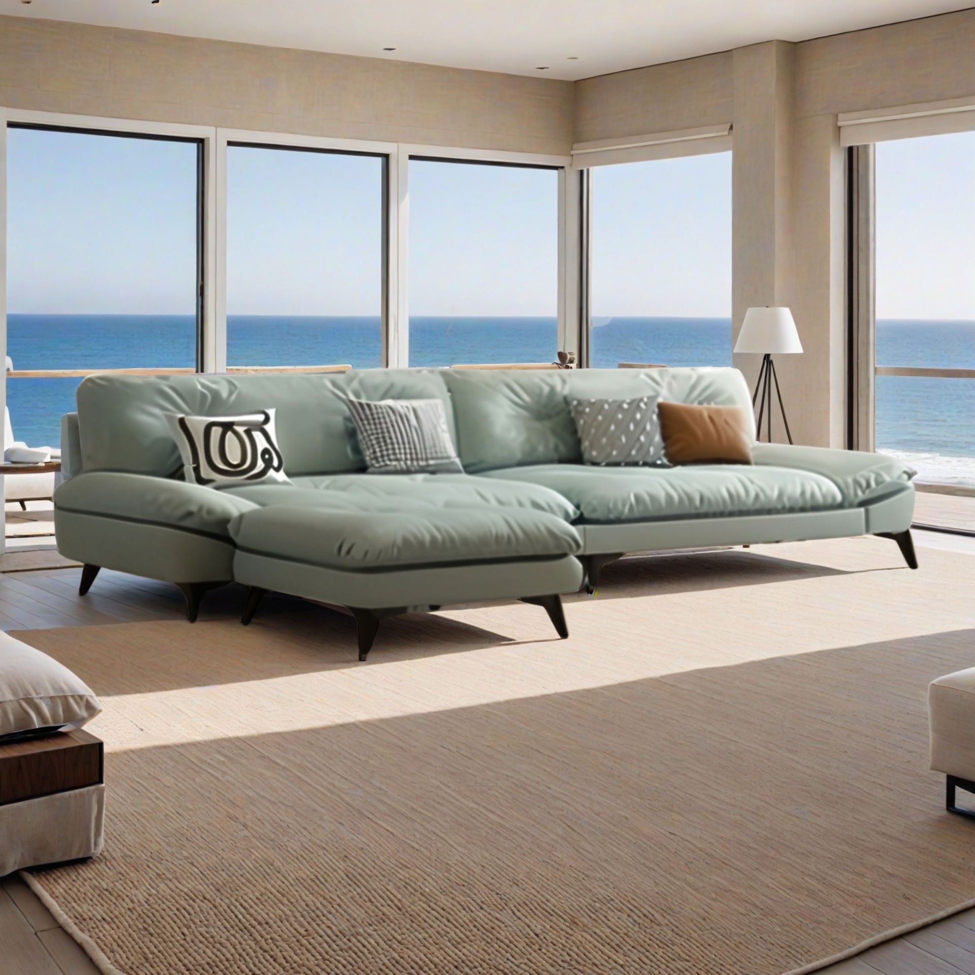 Sofa 3-Sitzer + Hocker Warszawa 