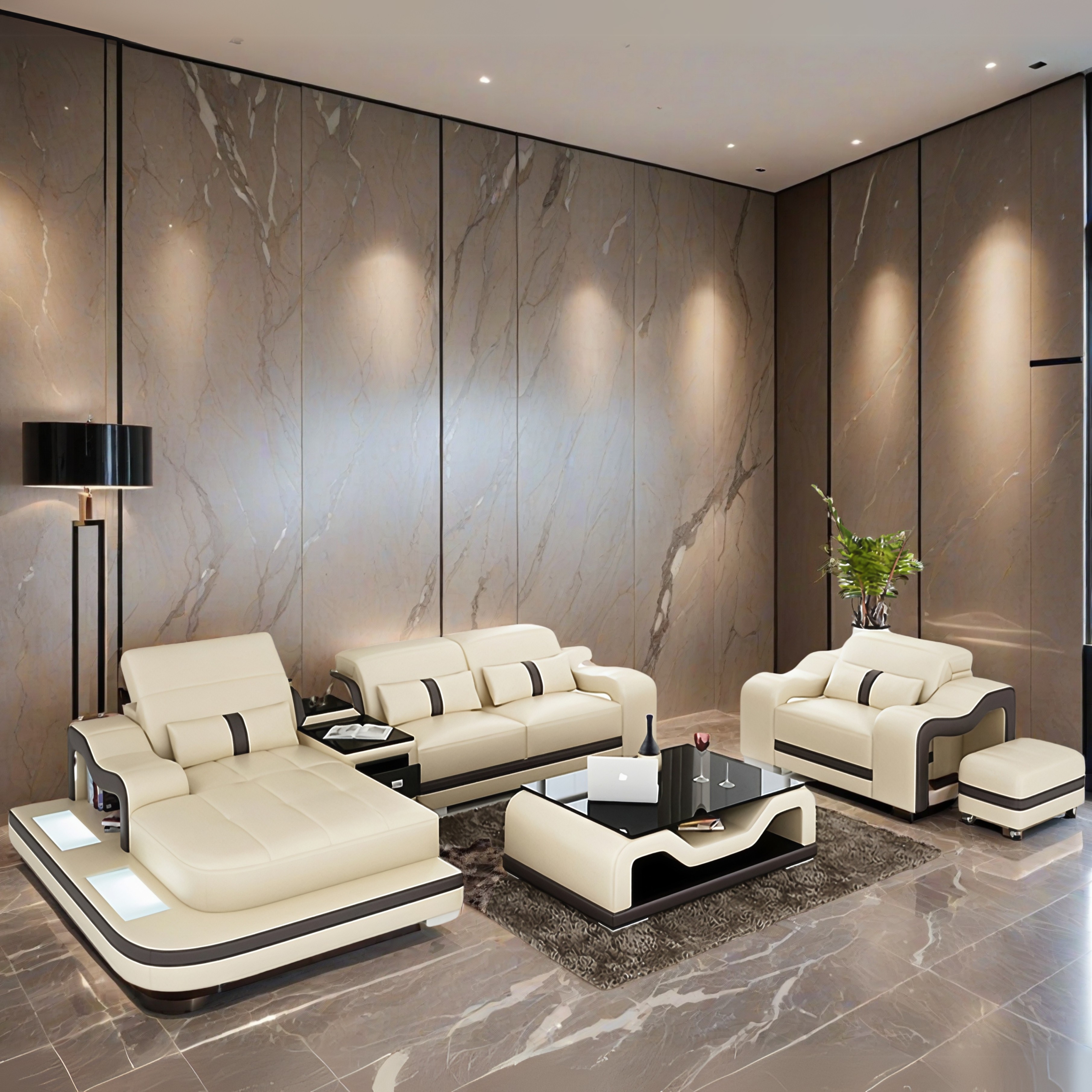 Sofa Stuttgart + Sessel