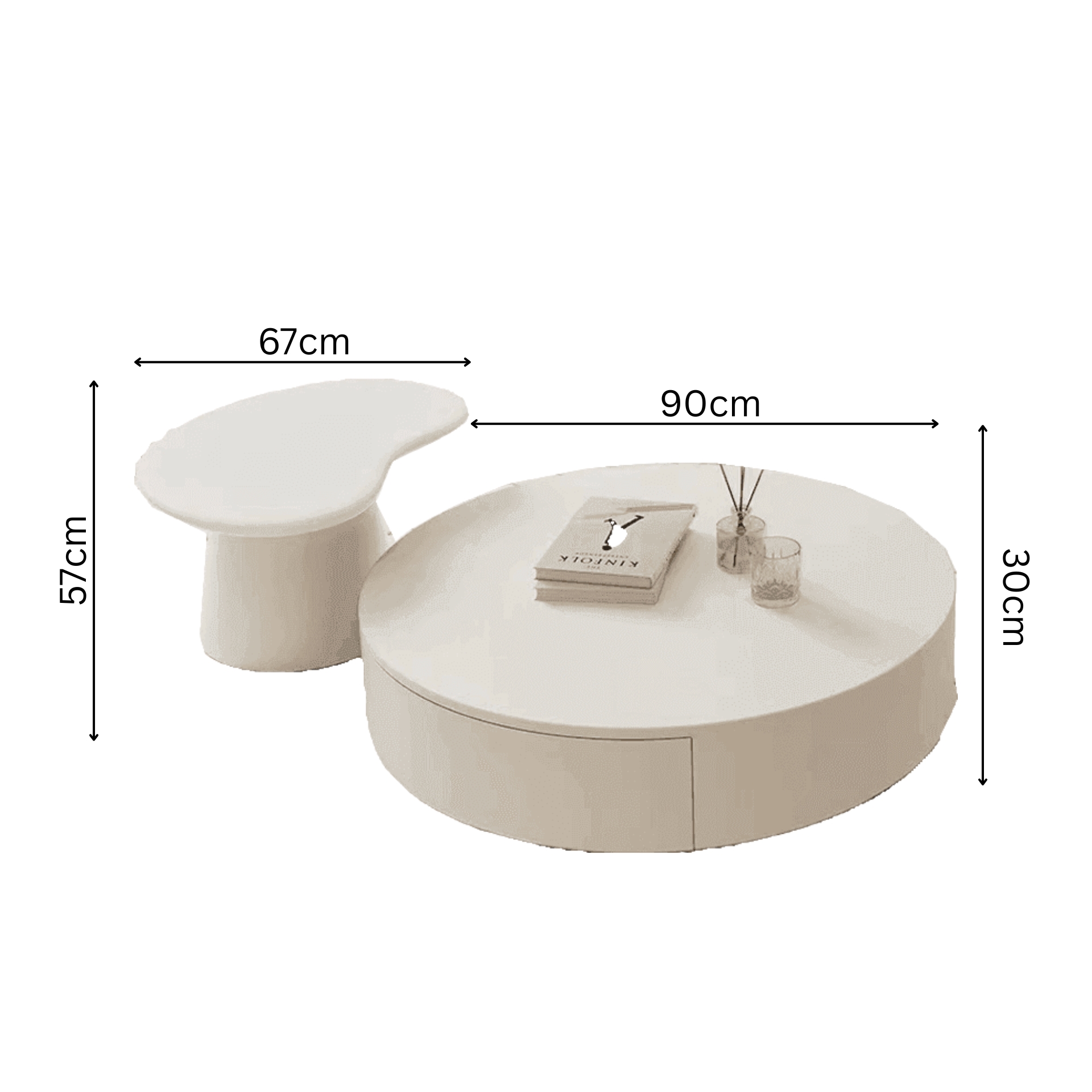 Couchtisch Trapeang Thum