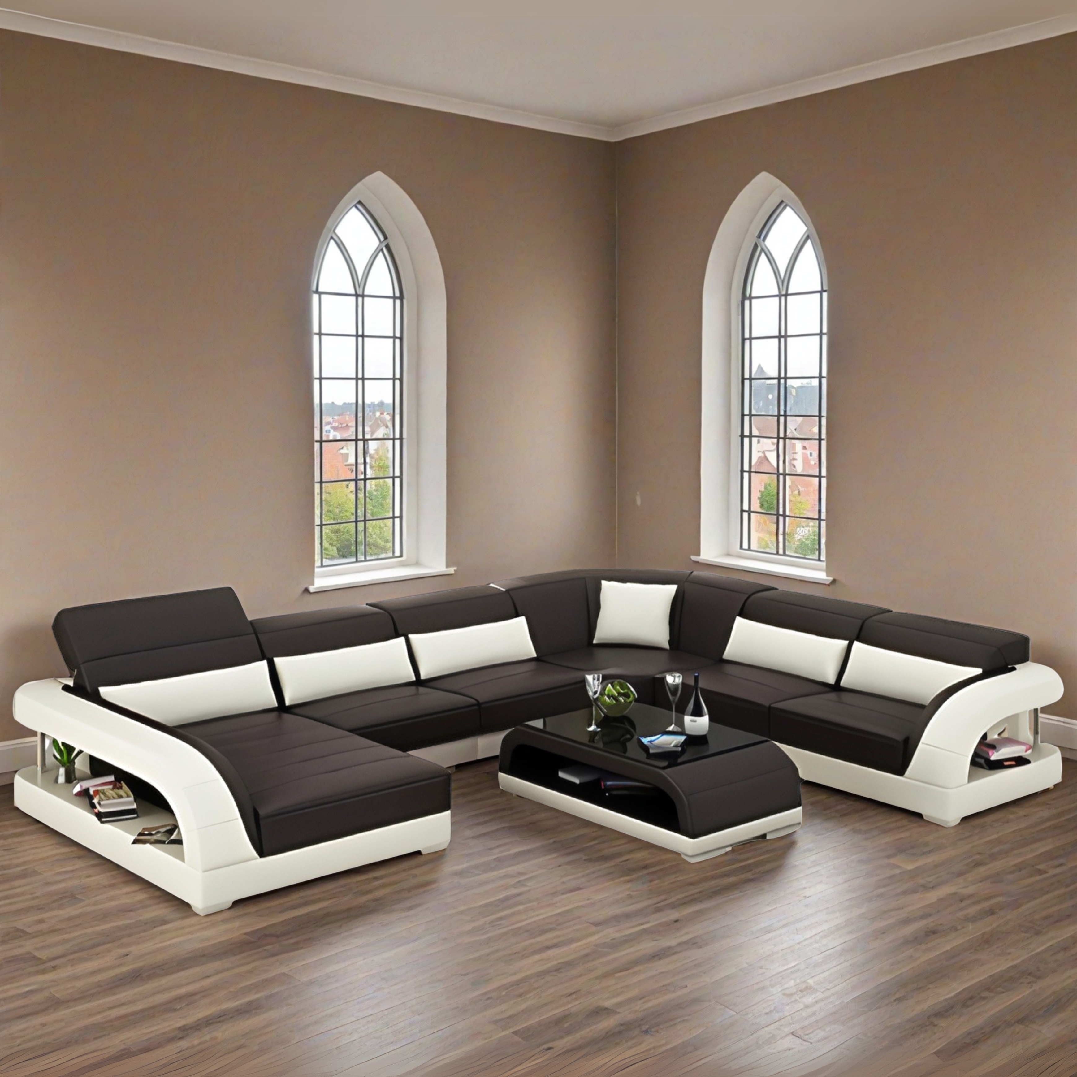 Sofa Massan - Wohnlandschaft U-form