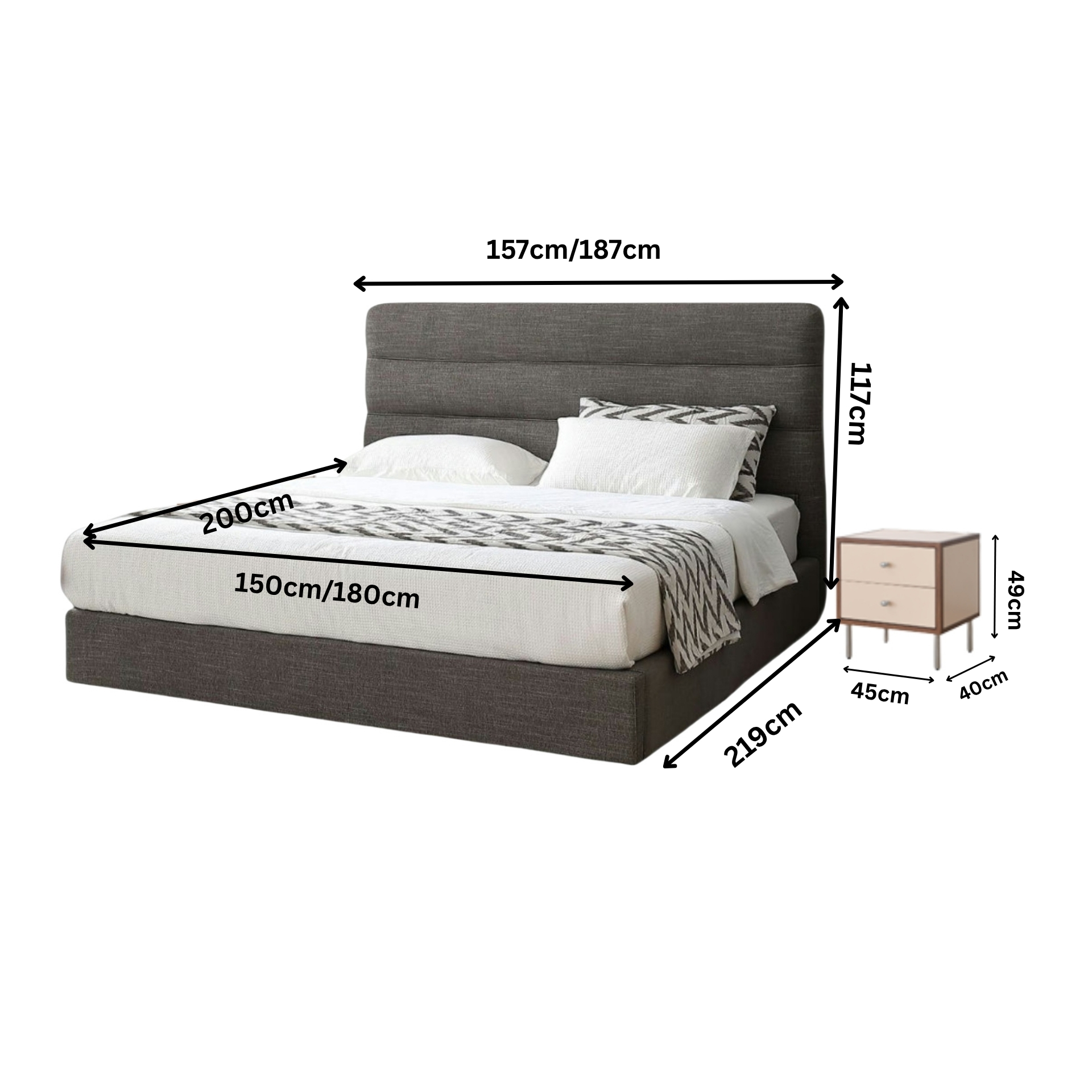 Doppelbett Lyrindel Crest