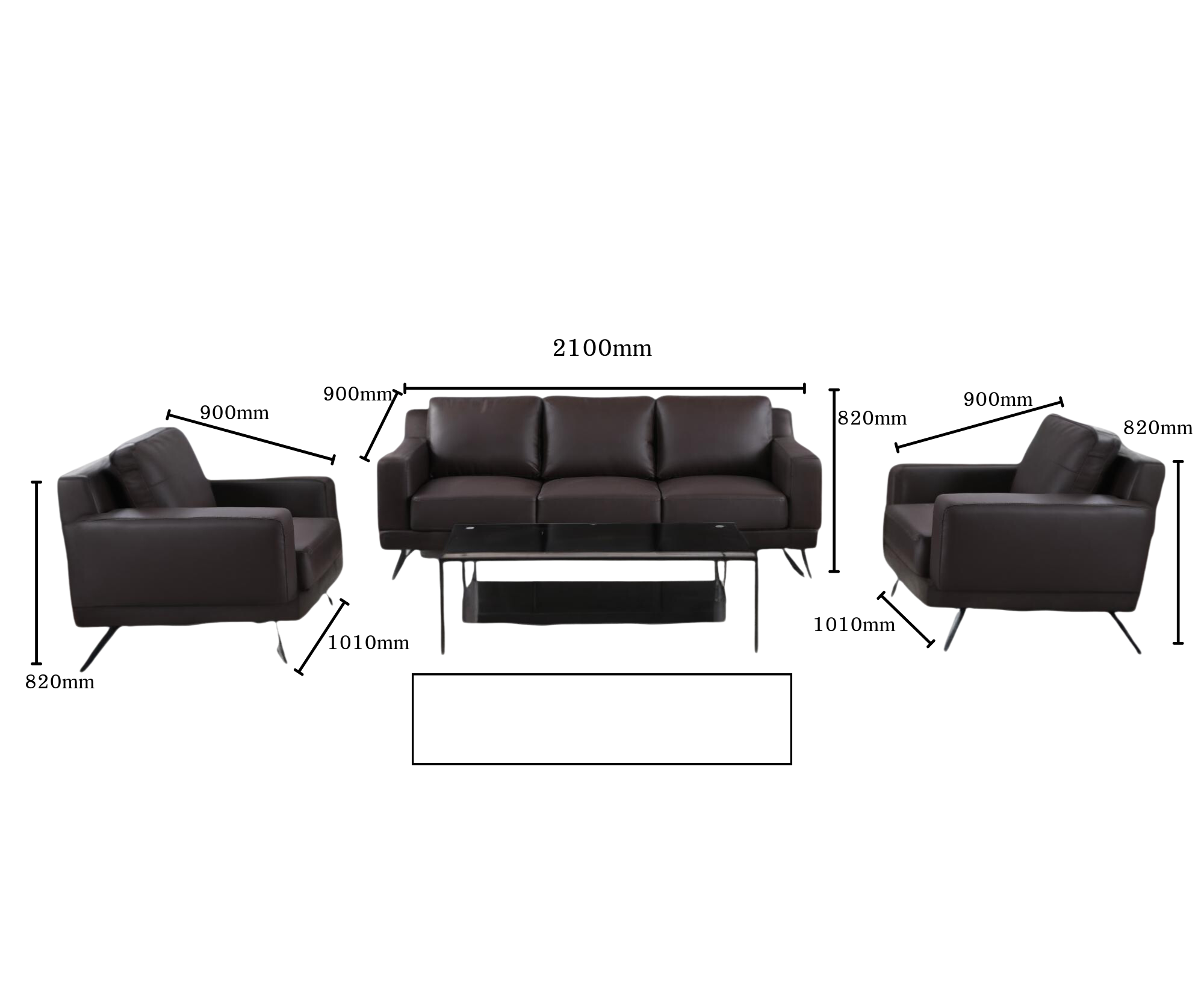 Sofa Mindelheim - 3er Sofa