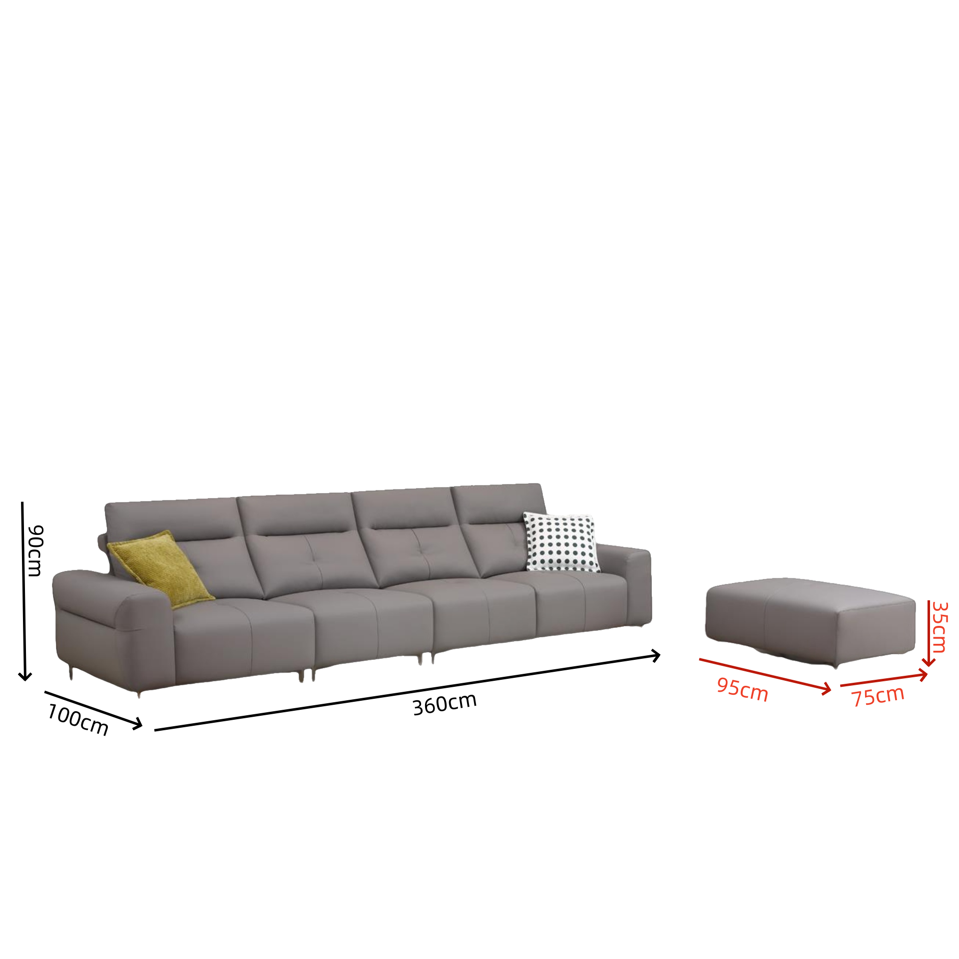 Sofa Xymera + Hokcer
