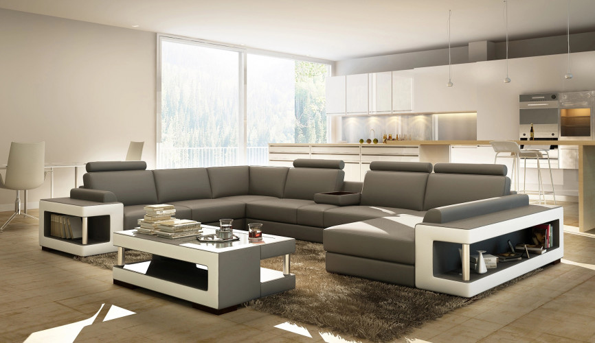 Sofa Düifferdeng - Wohnlandschaft U-form