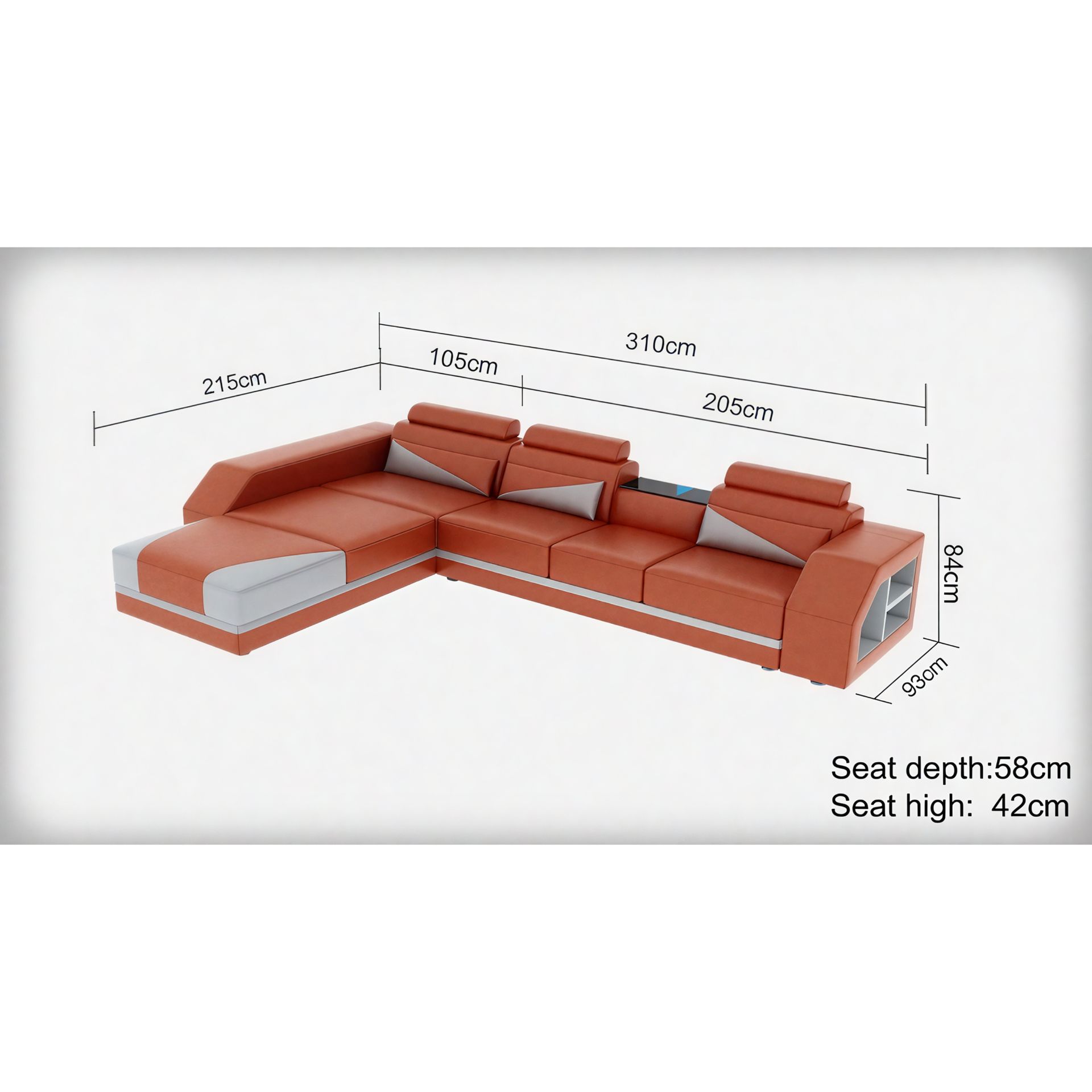 Sofa Barcelona - L-Form