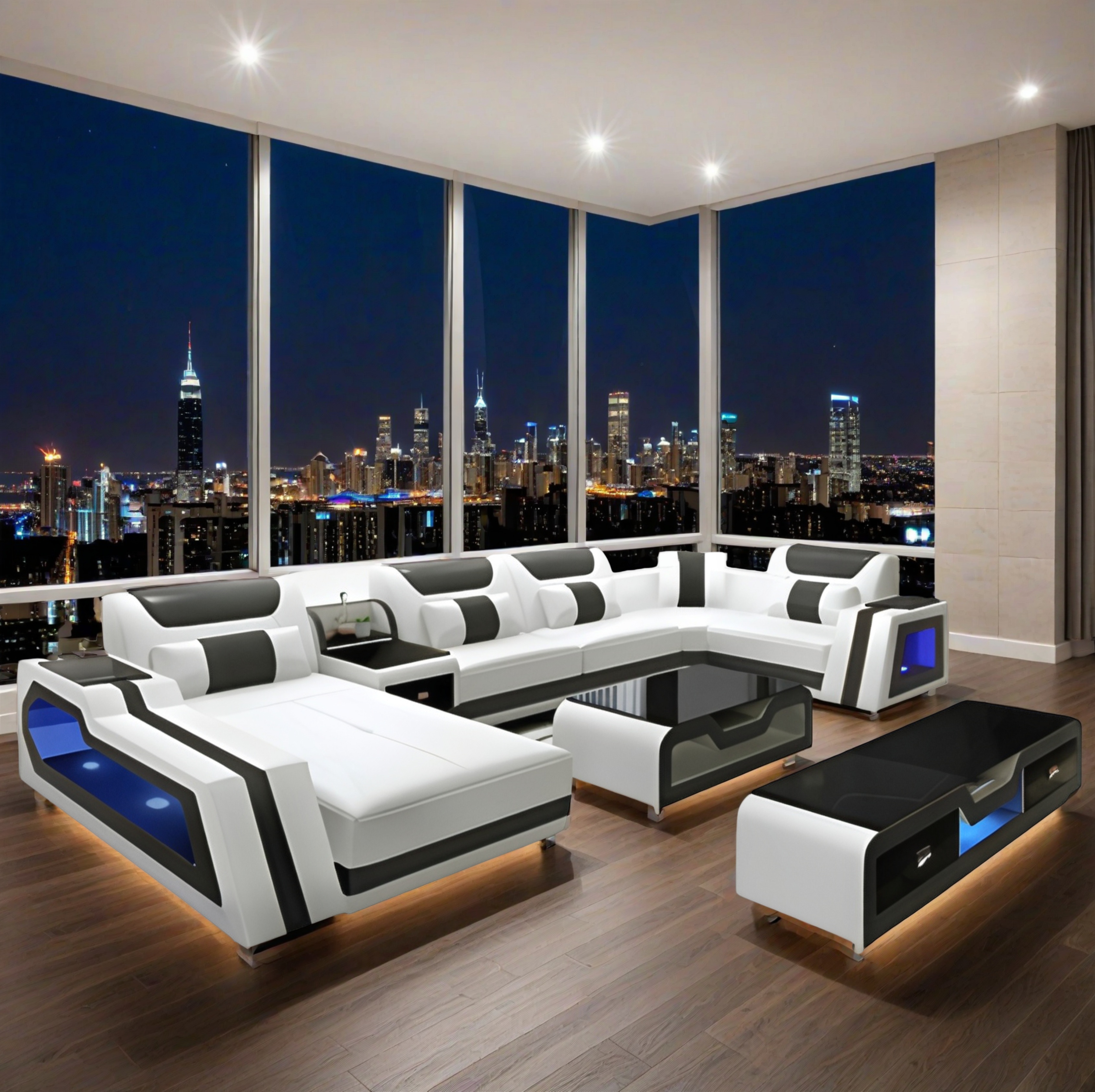 Sofa Akron -  Wohnlandschaft U-form