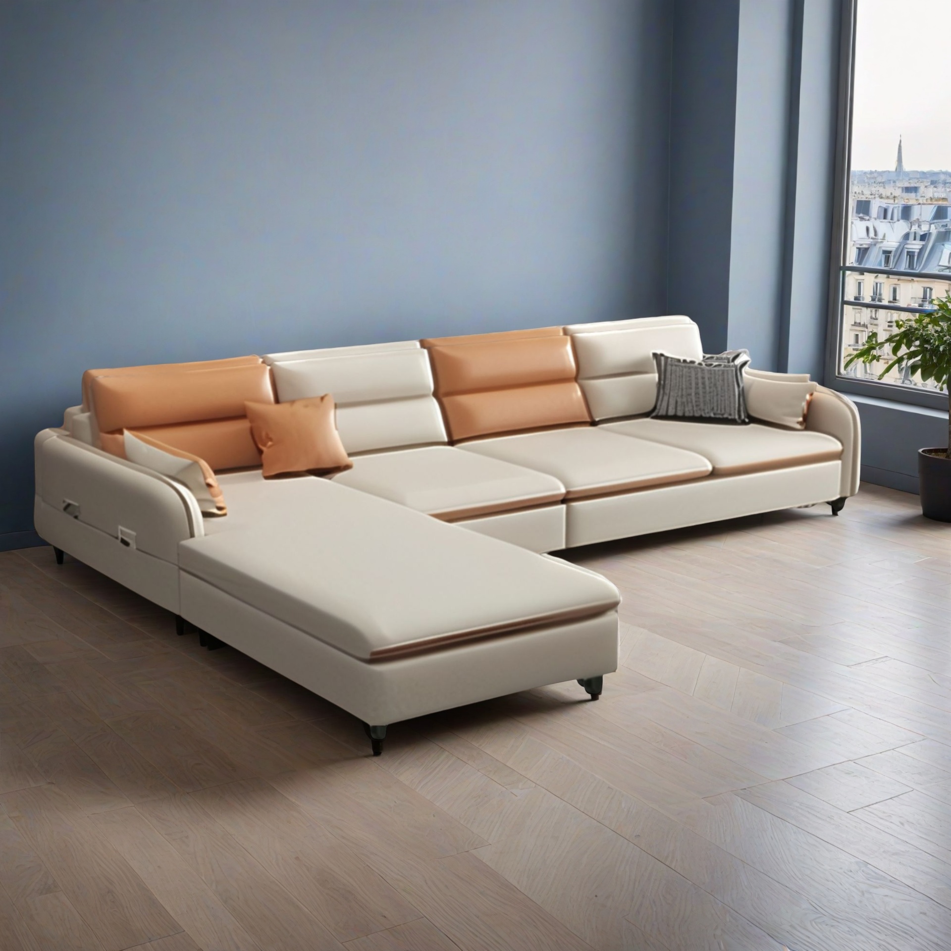 Sofa L-Form Genf 