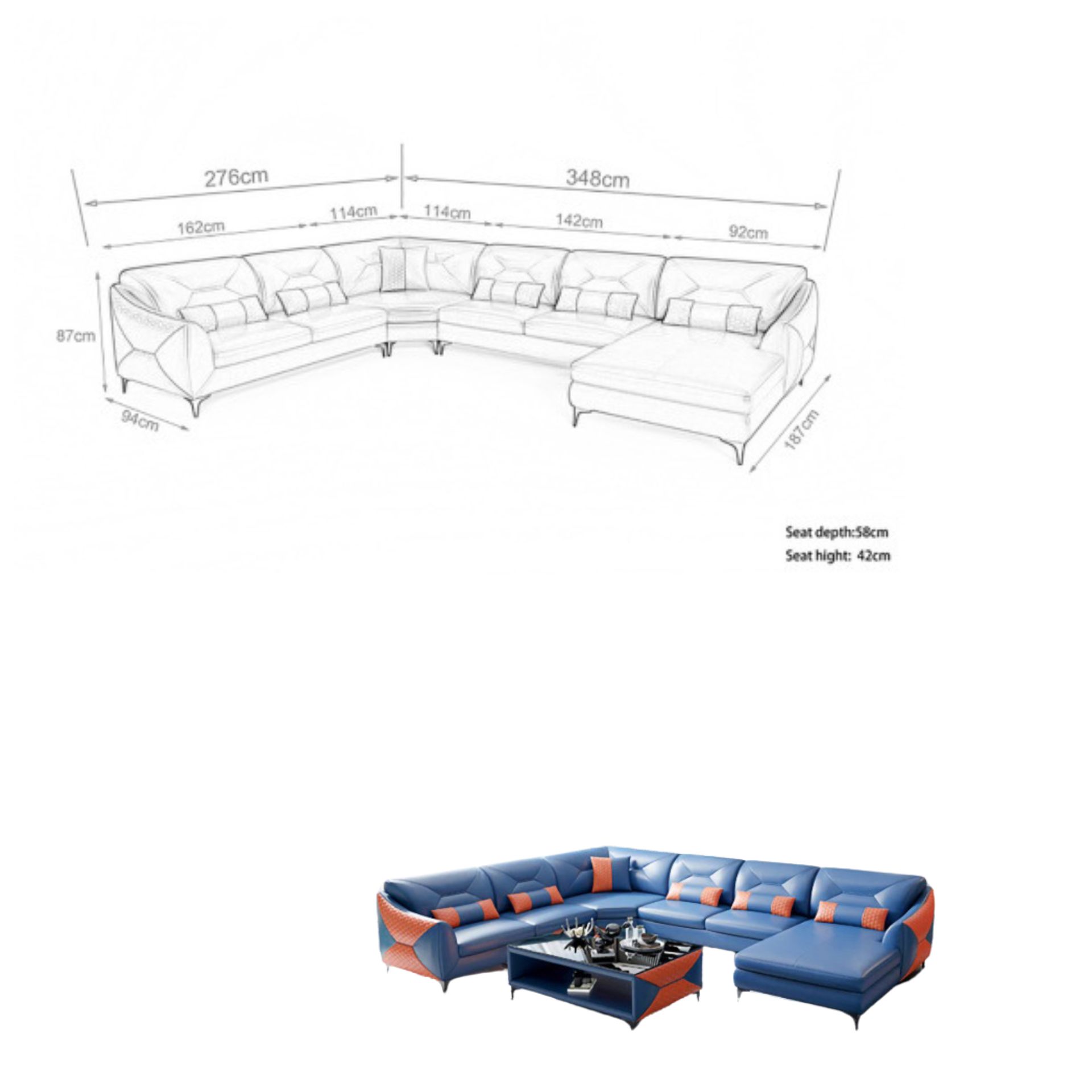 Sofa Milano - Ecksofa
