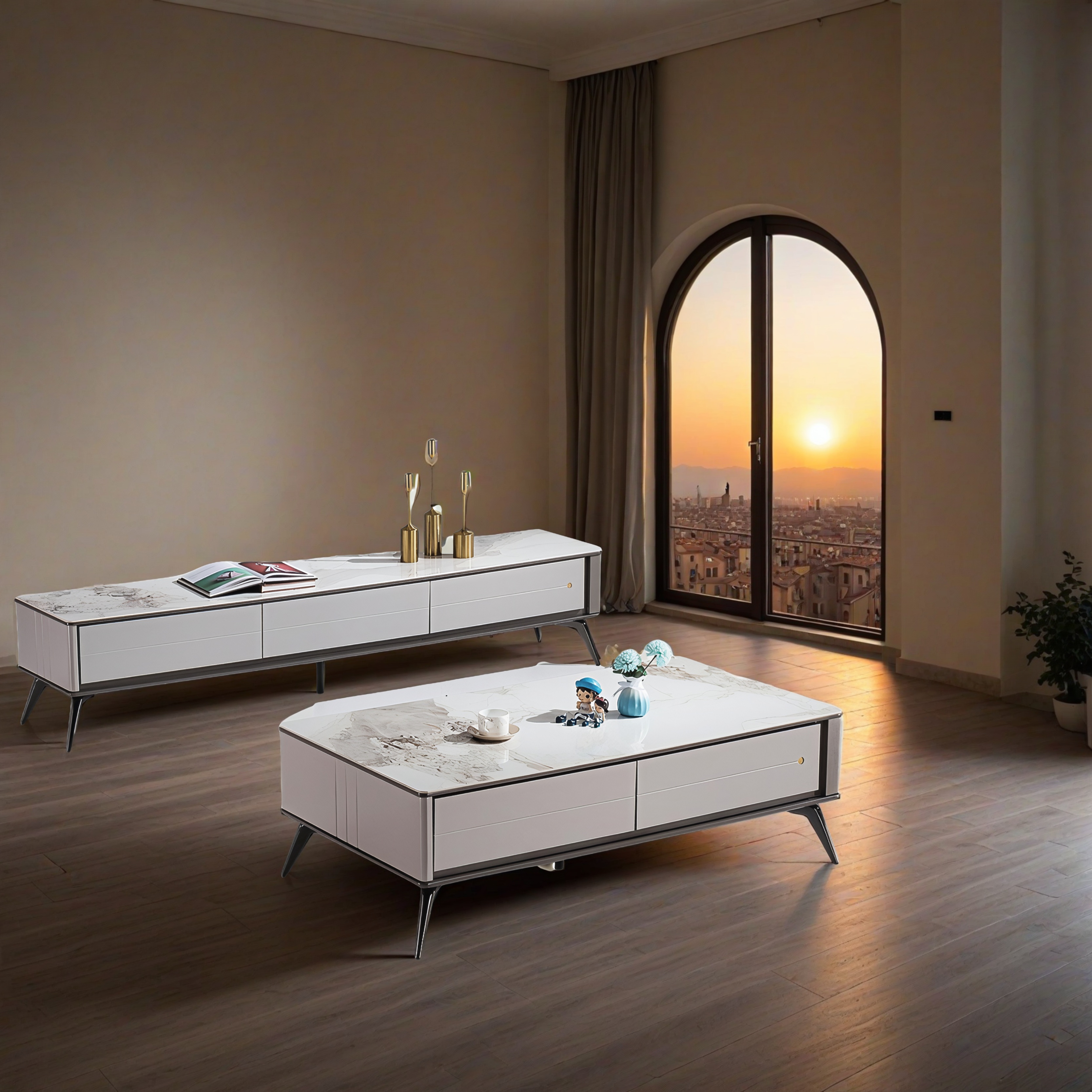 Designer Couchtisch und TV Board Naumburg