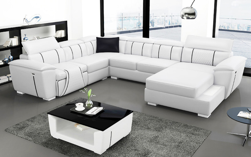 Sofa Grenoble - Wohnlandschaft U-form