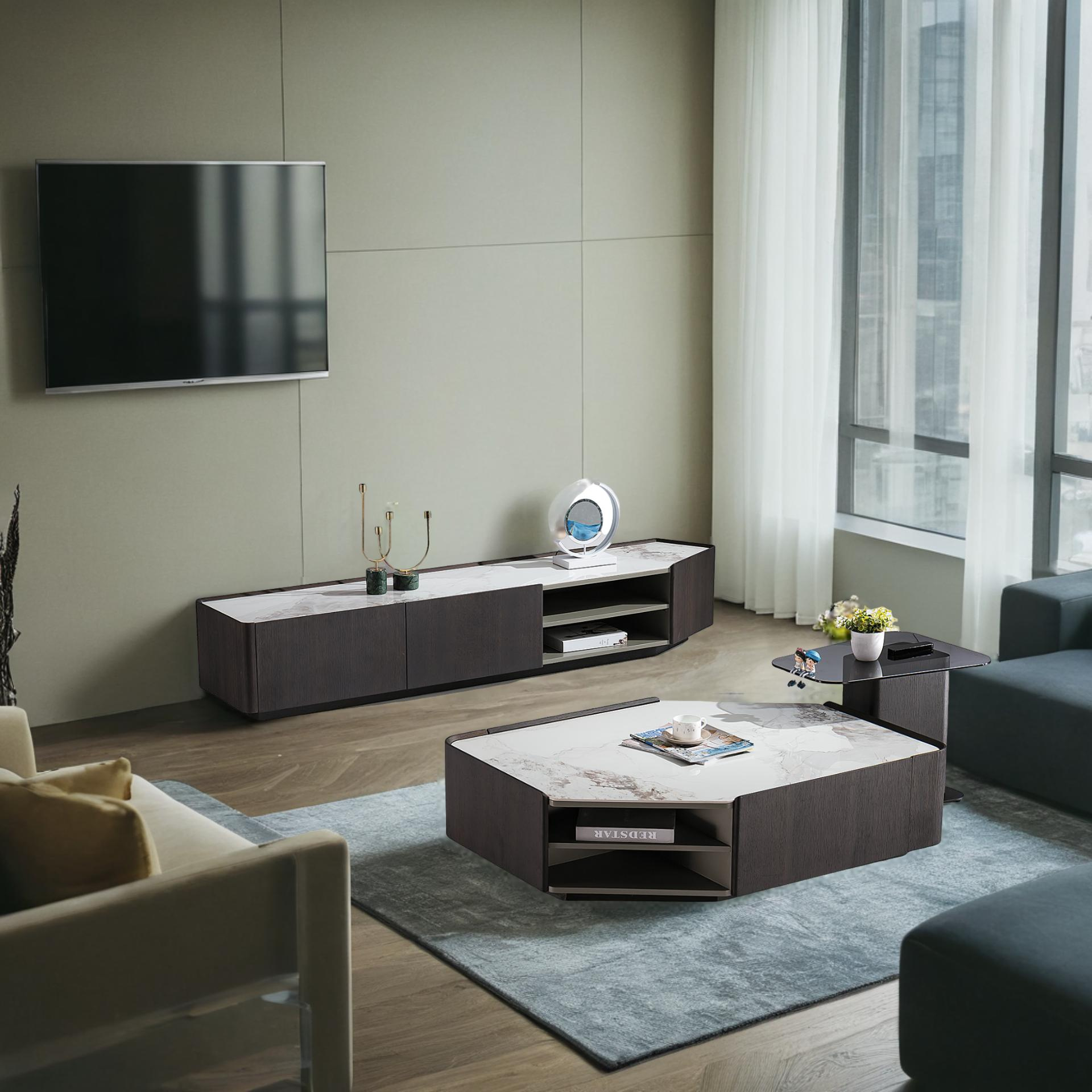 Designer Couchtisch und TV Board Leuna