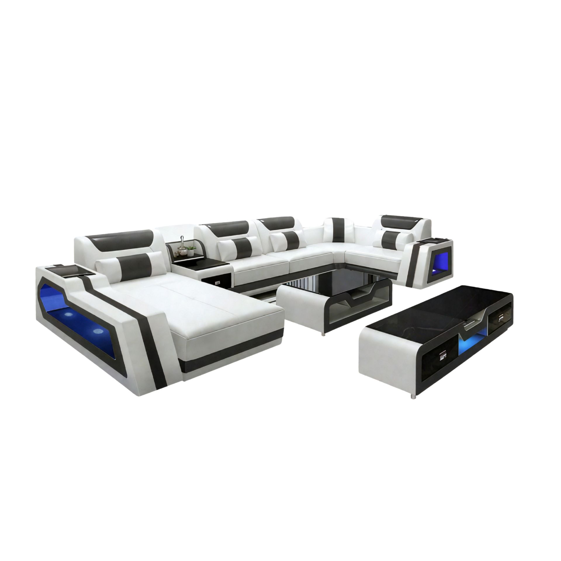 Sofa Akron -  Wohnlandschaft U-form