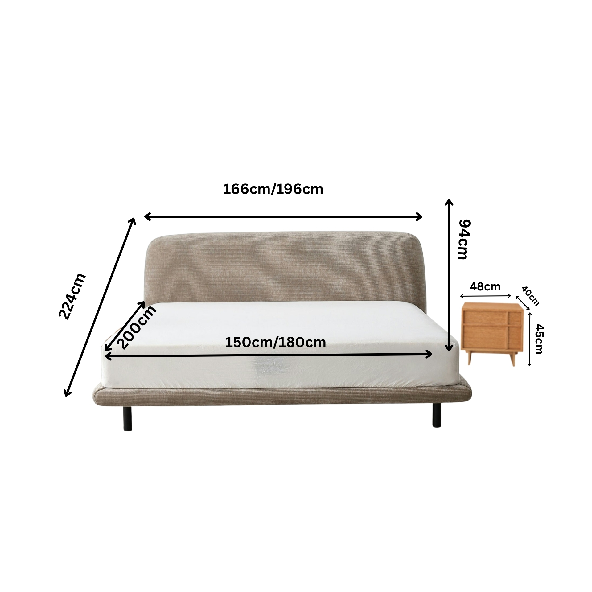 Doppelbett Zerinthar Ridge-Matthias