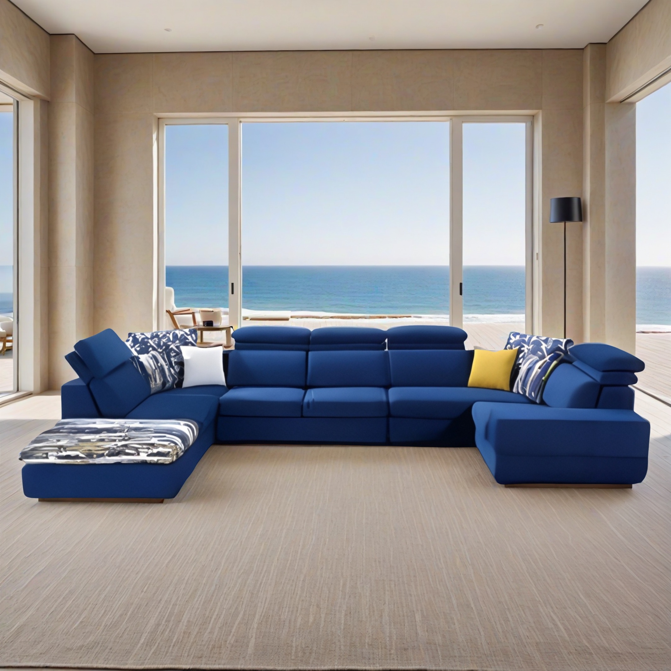 Wohnlandschaft Sofa U-Form Melbourne 