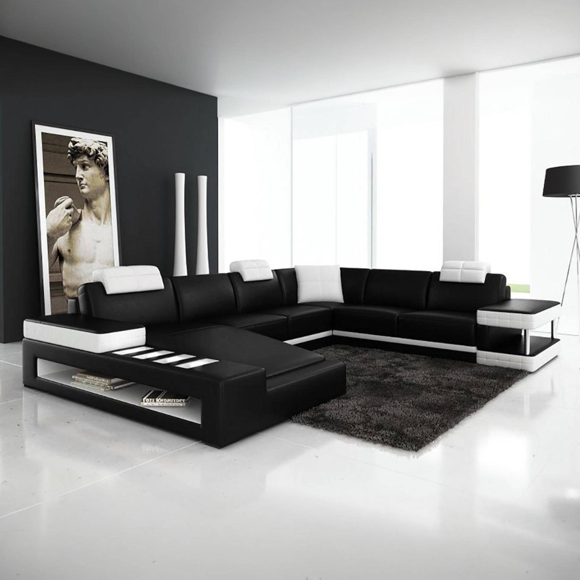 Sofa  Spalt Wohnlandschaft U-form