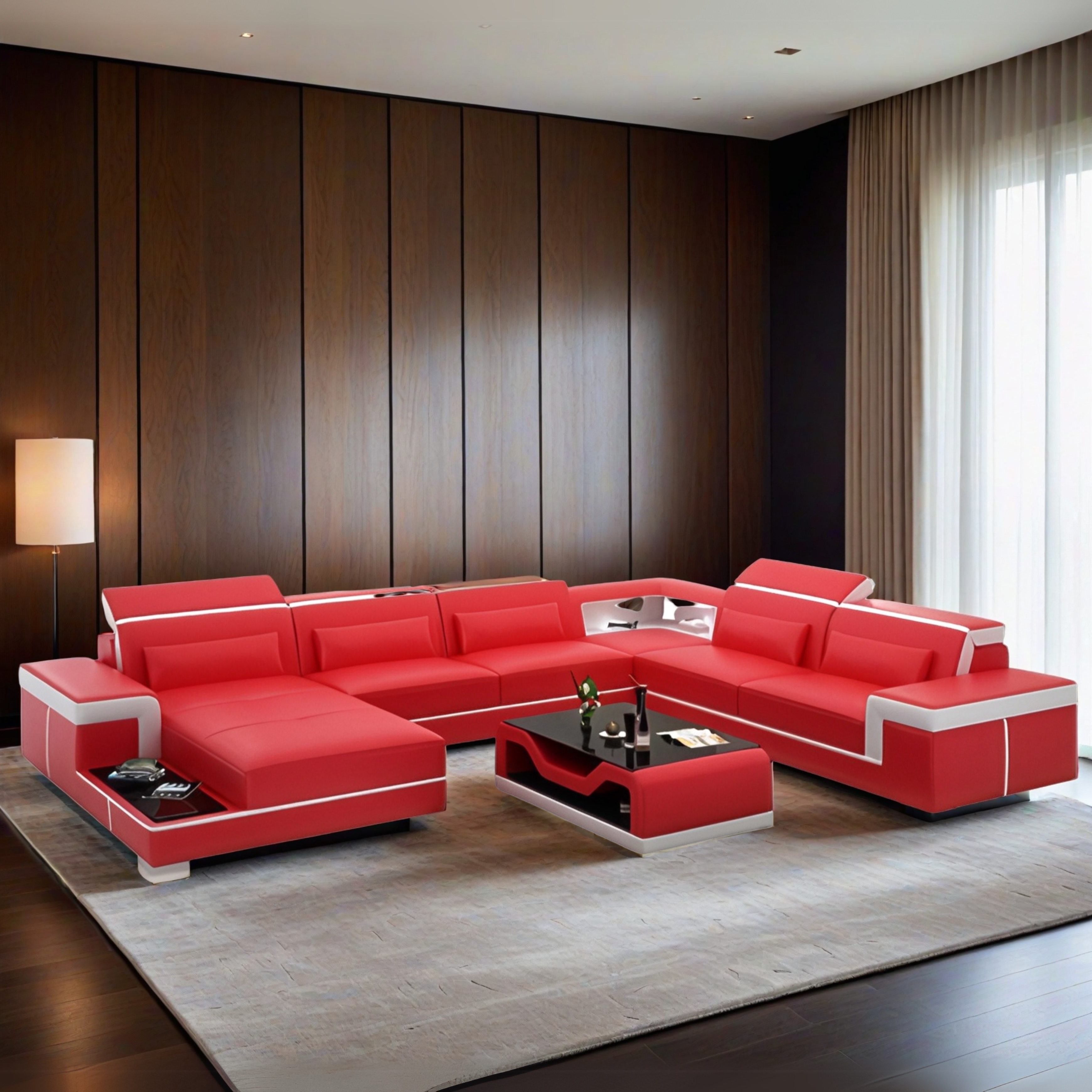 Sofa Quartier Laval -   Wohnlandschaft U-form