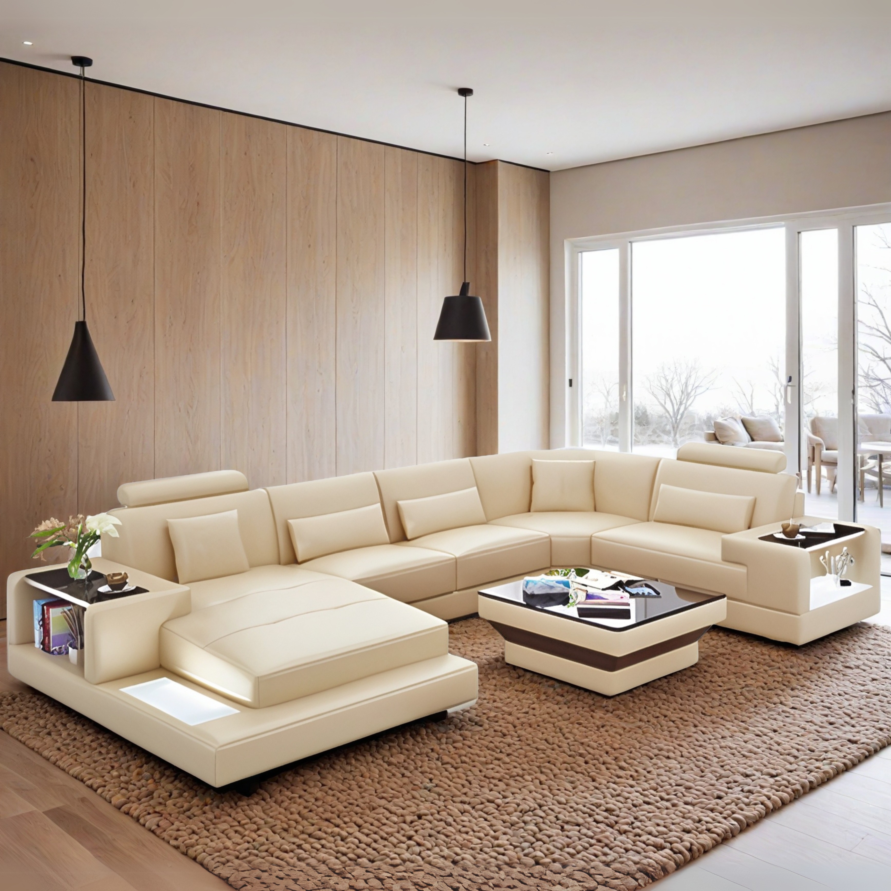 Sofa Stuttgart - Wohnlandschaft U-form