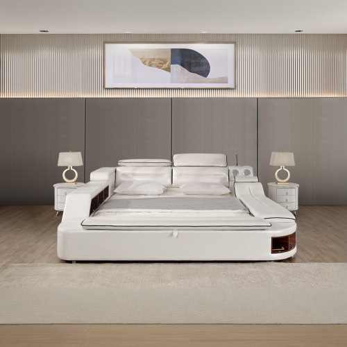 Doppelbett Grau Sevara