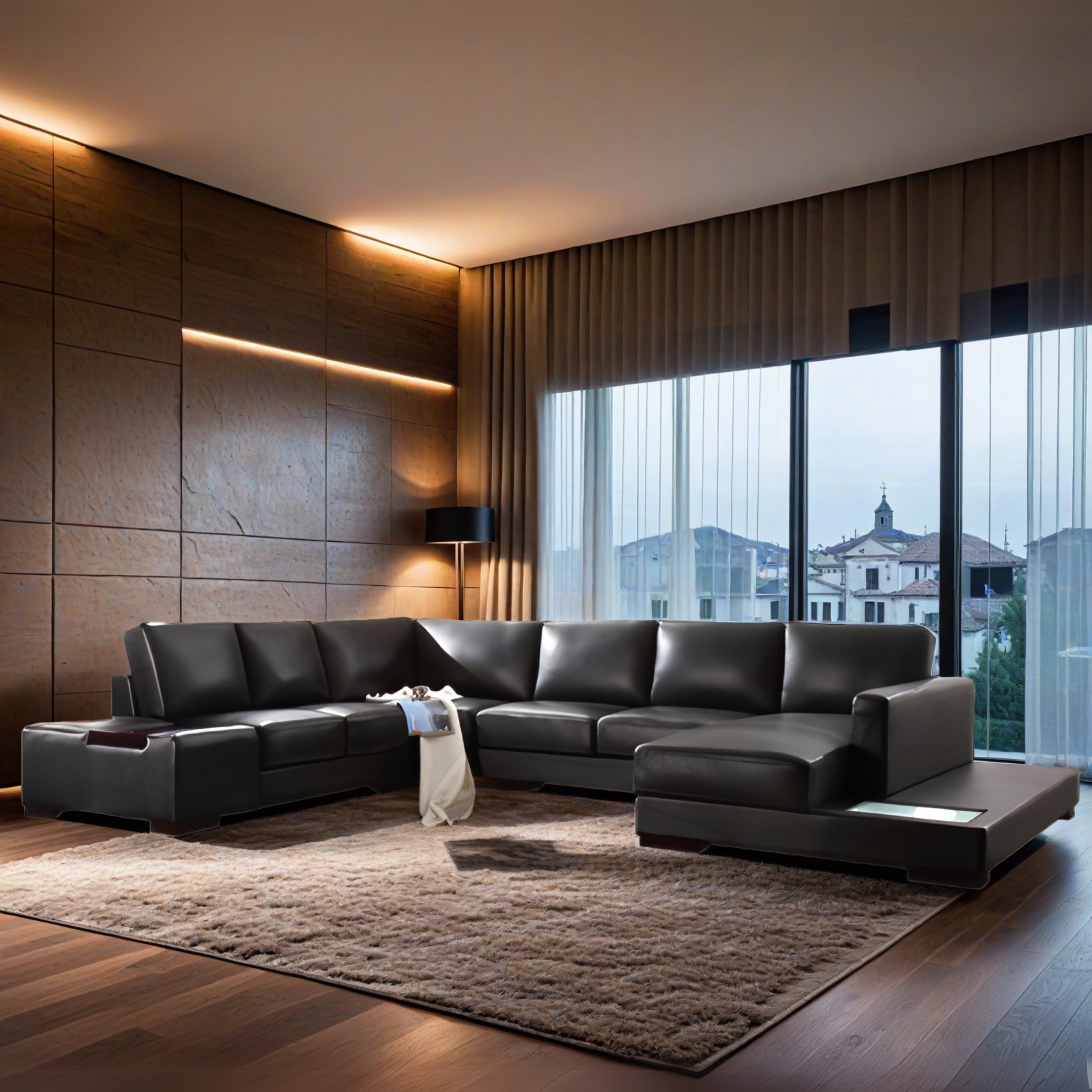 Sofa Aachen - Wohnlandschaft U-form